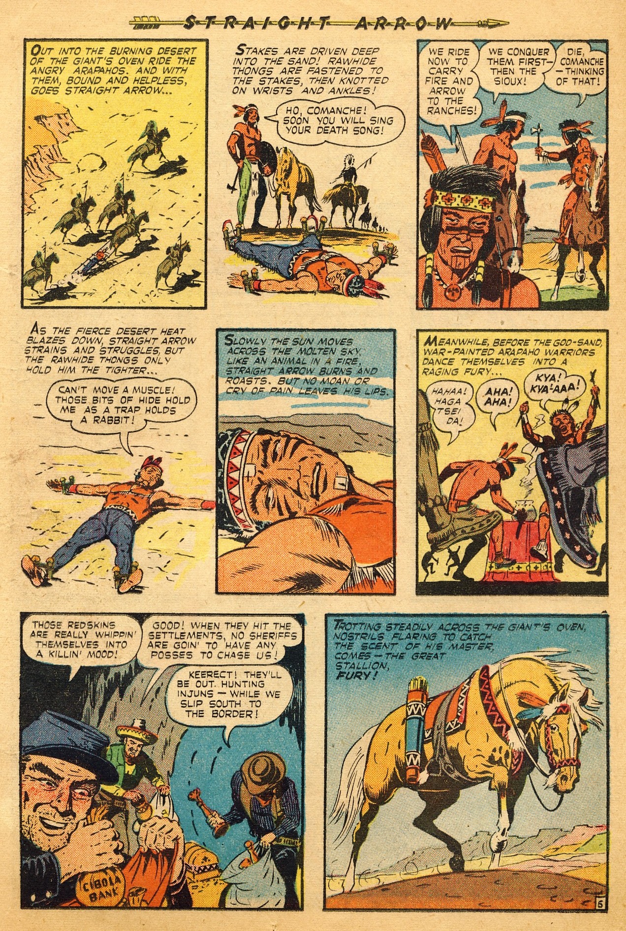 Read online Straight Arrow comic -  Issue #4 - 15