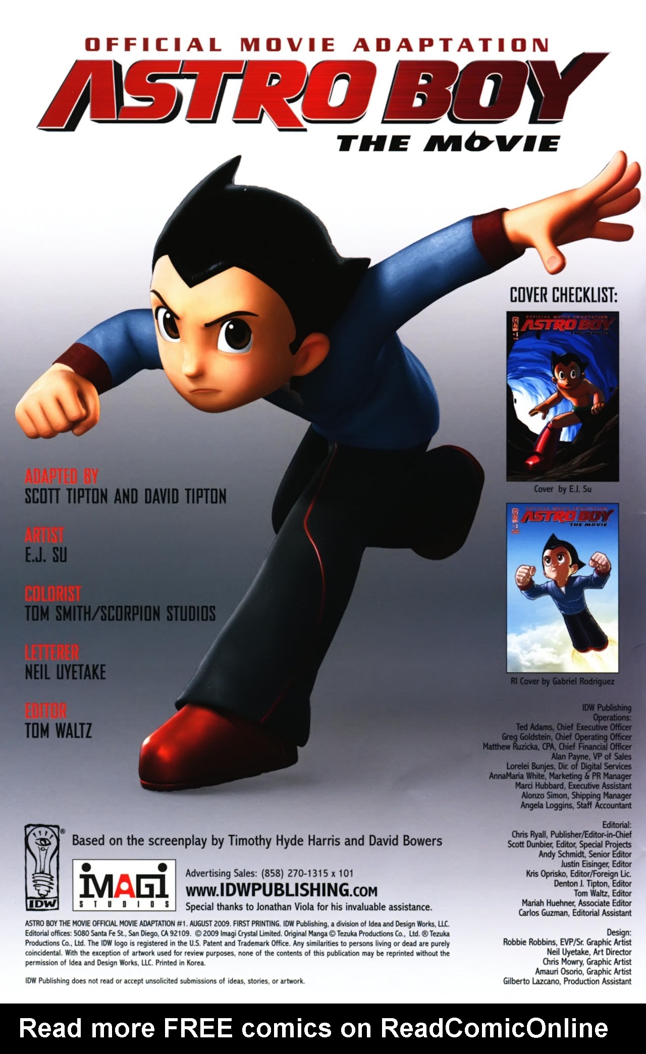 Read online Astro Boy: The Movie: Official Movie Adaptation comic -  Issue #1 - 2