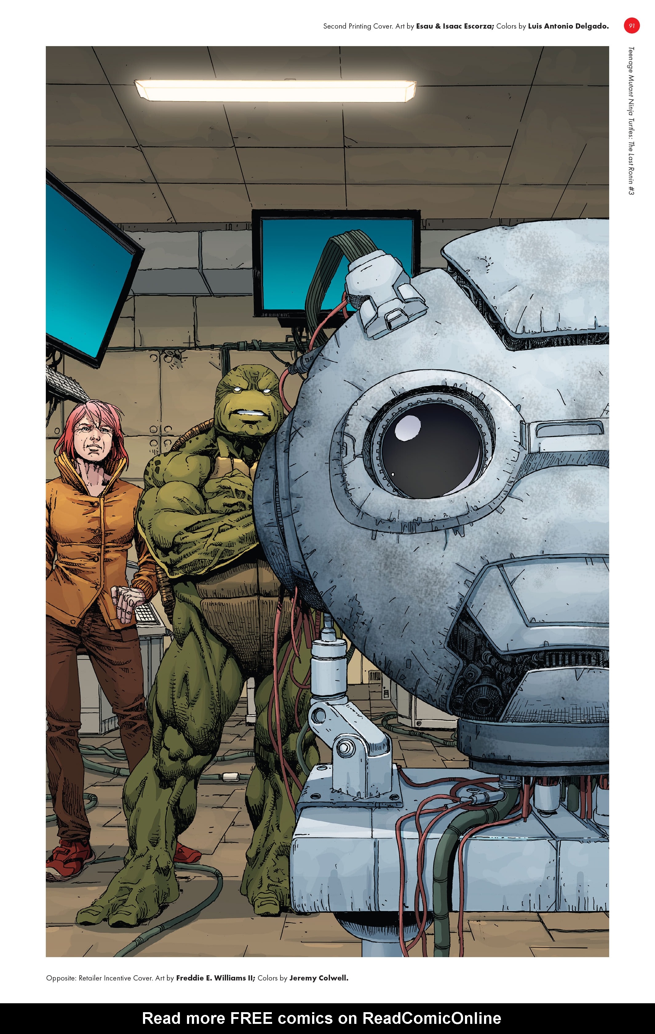 Read online Teenage Mutant Ninja Turtles: The Last Ronin - The Covers comic -  Issue # TPB (Part 1) - 89