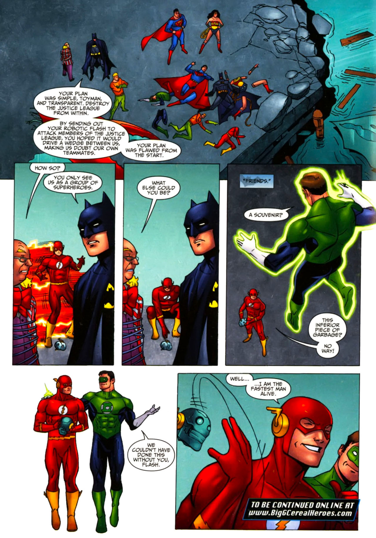 Read online General Mills Presents: Justice League (2011) comic -  Issue #3 - 26