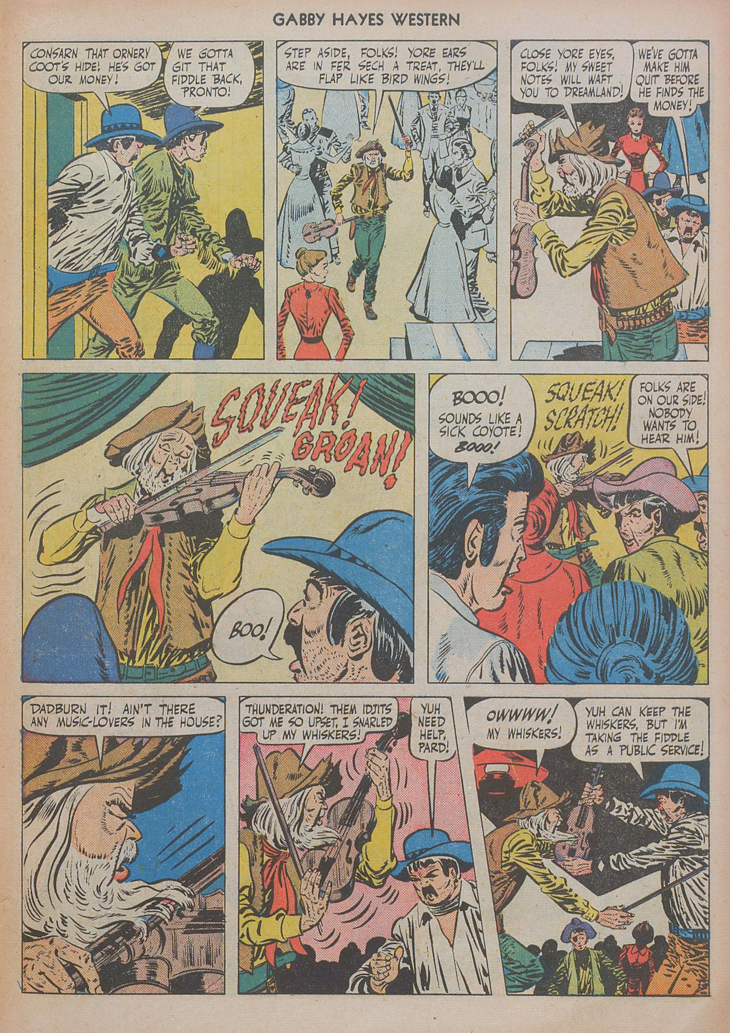 Read online Gabby Hayes Western comic -  Issue #20 - 21