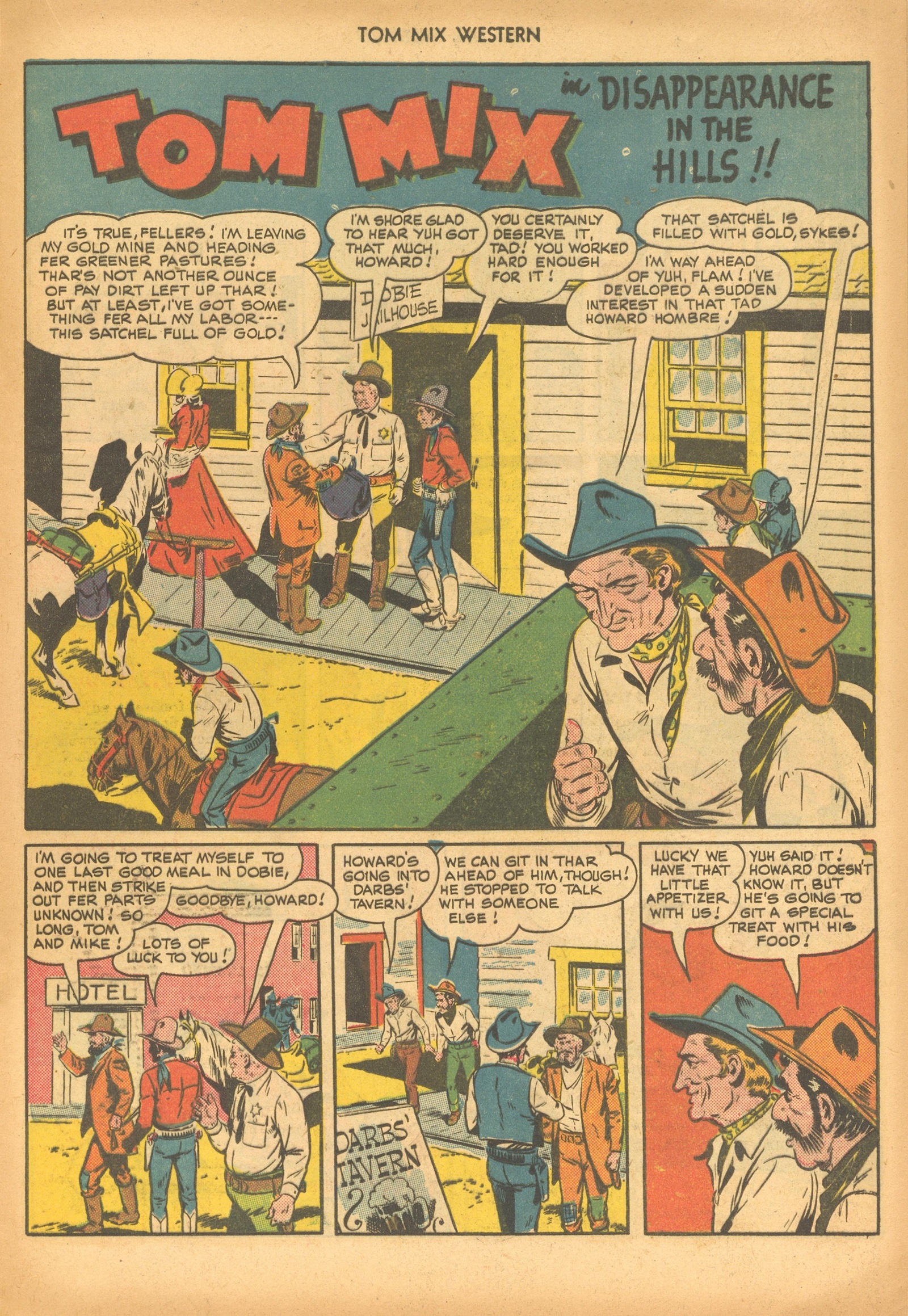 Read online Tom Mix Western (1948) comic -  Issue #30 - 17