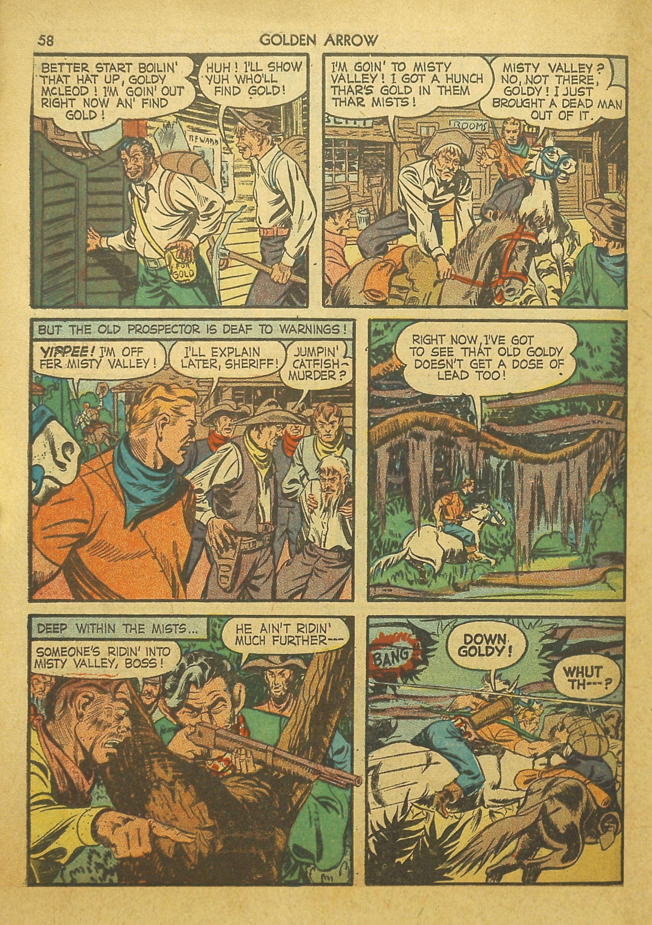 Read online Golden Arrow comic -  Issue #2 - 57