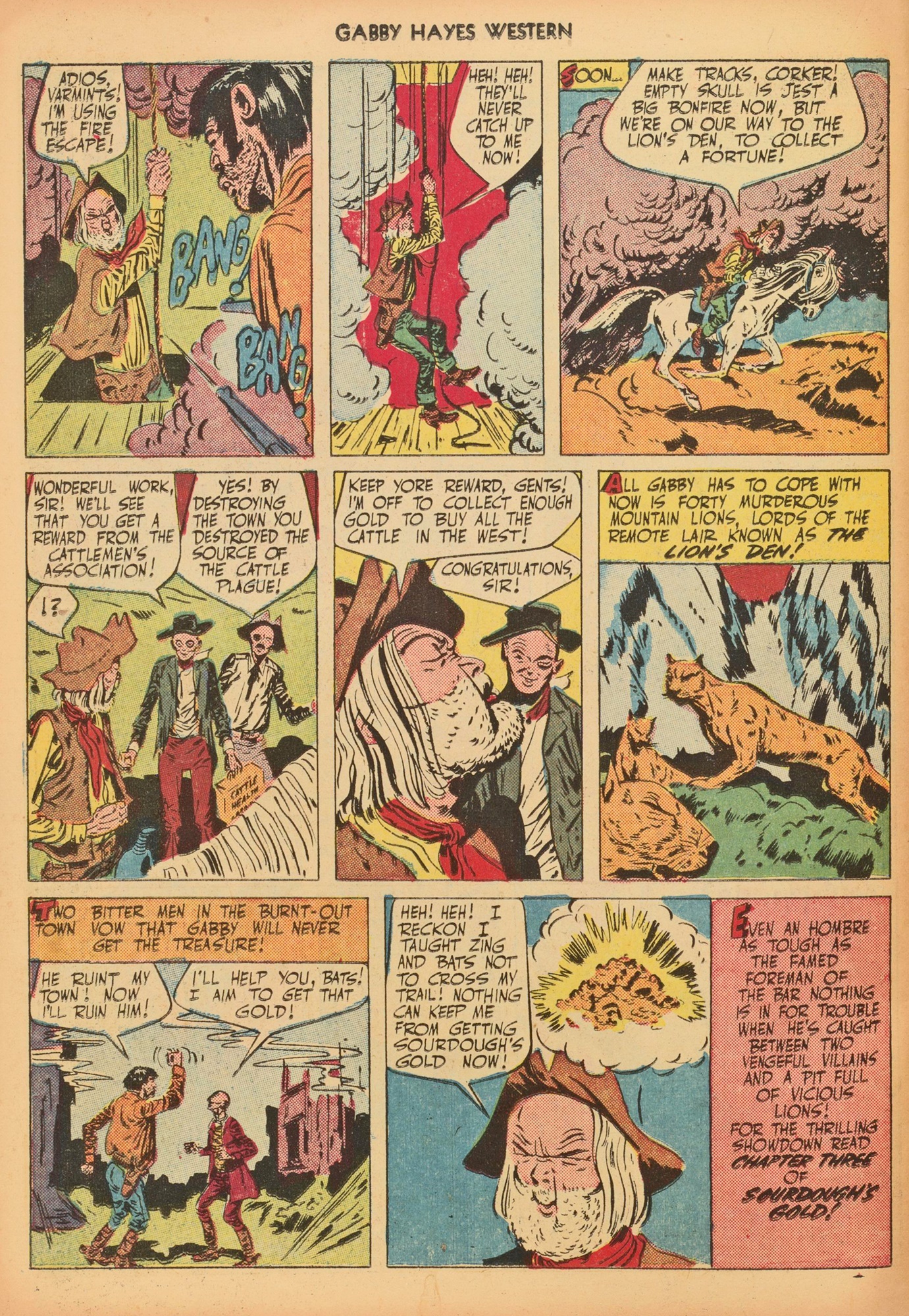 Read online Gabby Hayes Western comic -  Issue #27 - 22