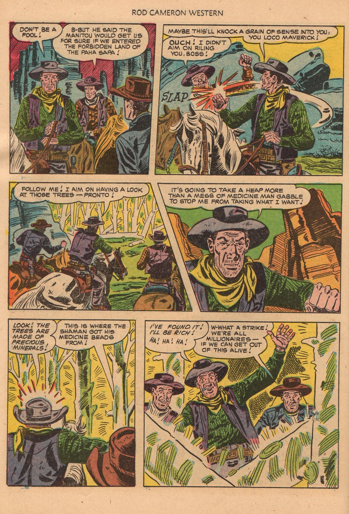 Read online Rod Cameron Western comic -  Issue #6 - 26