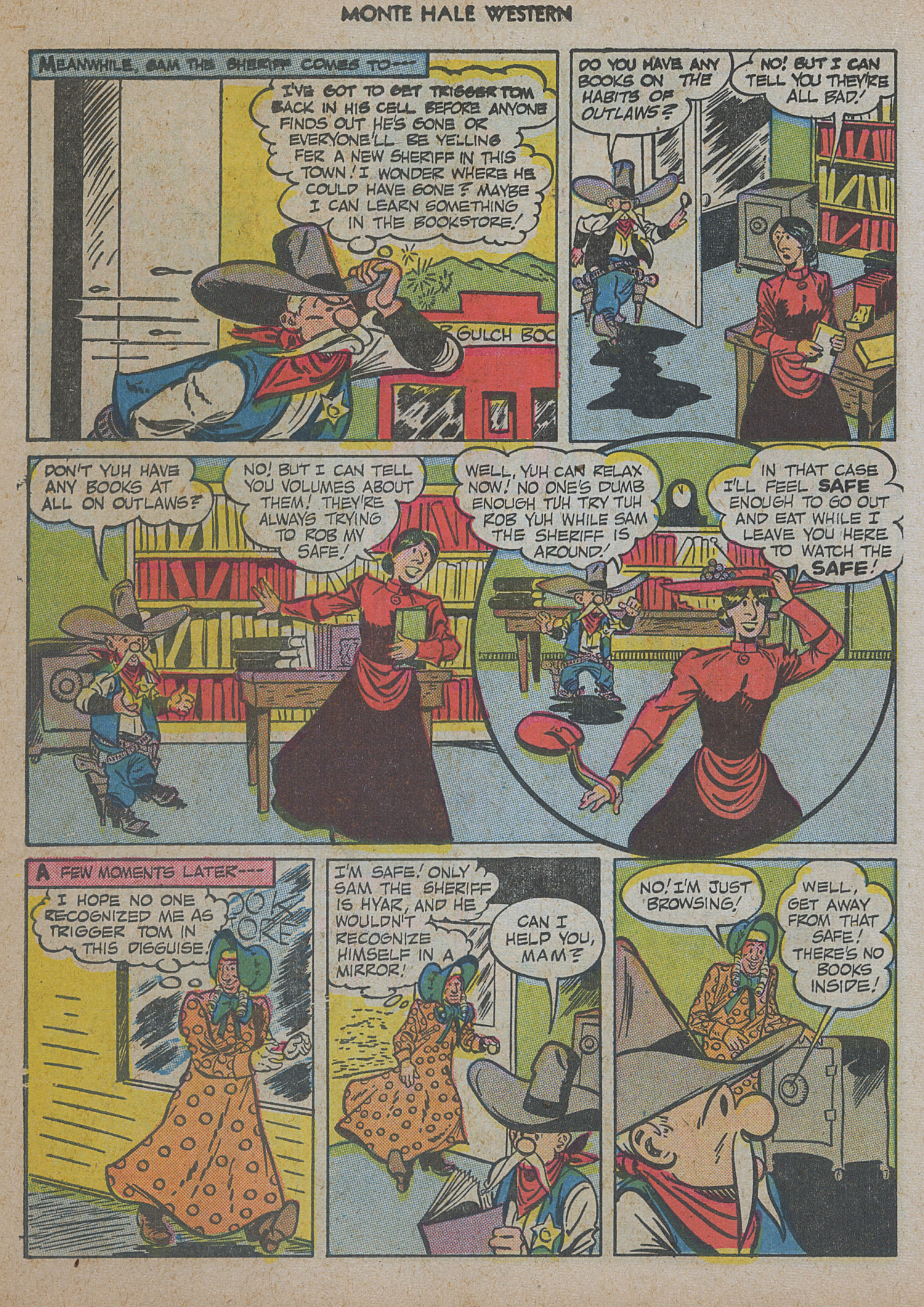 Read online Monte Hale Western comic -  Issue #48 - 38