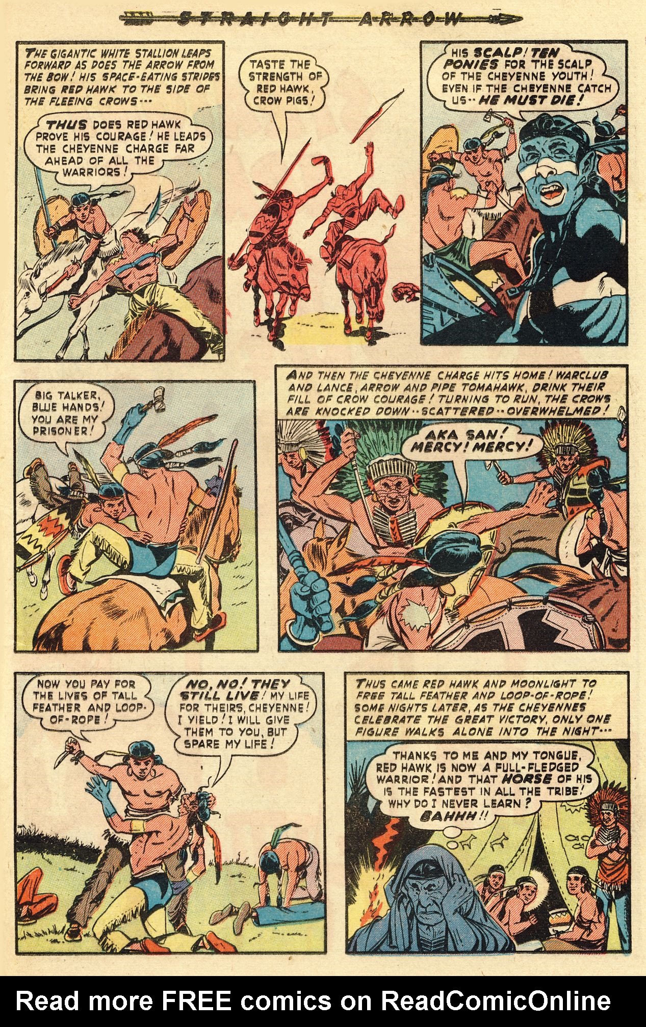 Read online Straight Arrow comic -  Issue #10 - 25
