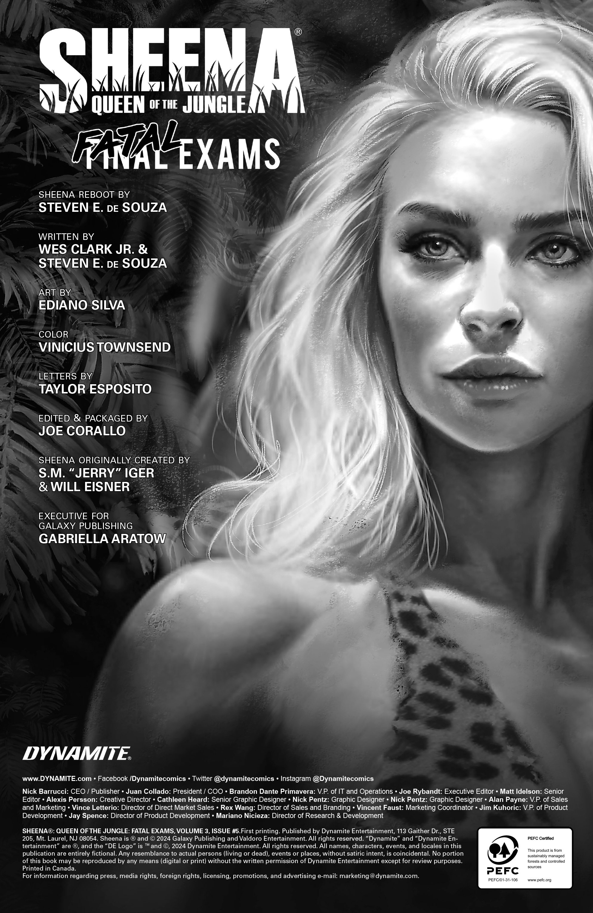 Read online Sheena Queen of the Jungle: Fatal Exams comic -  Issue #5 - 5