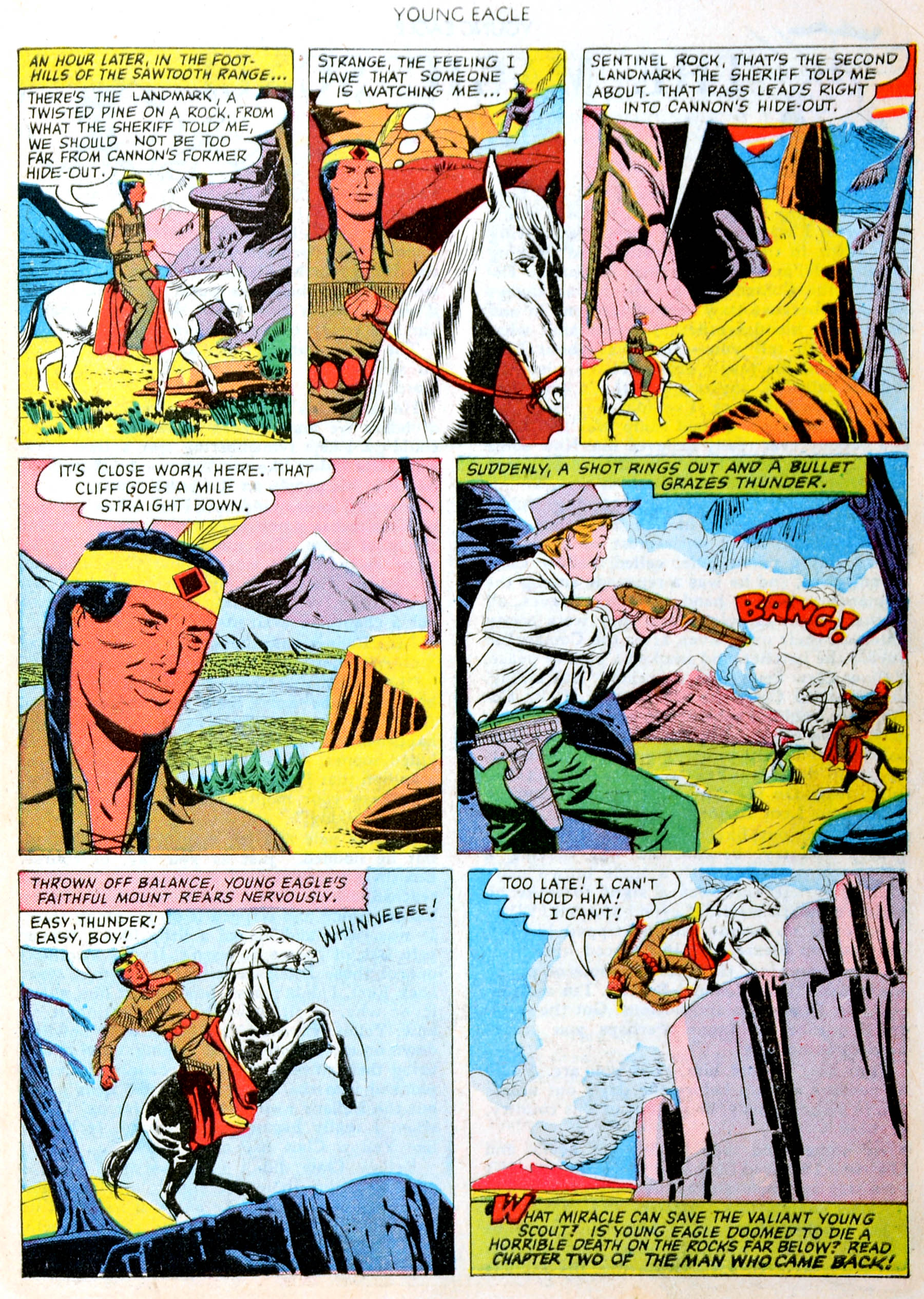 Read online Young Eagle comic -  Issue #4 - 11