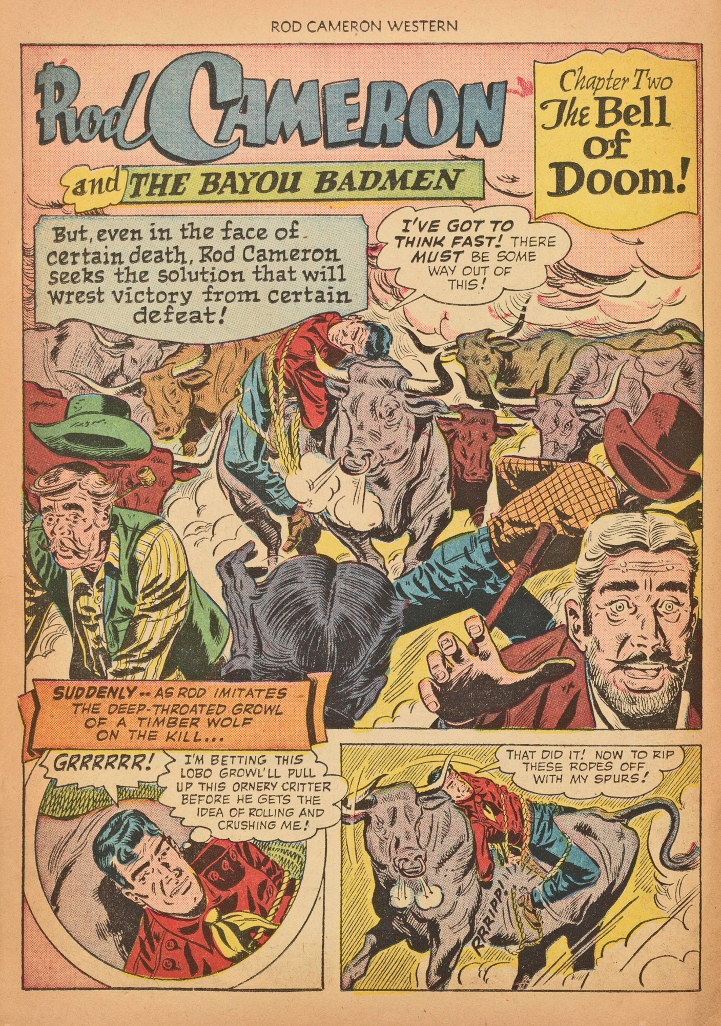 Read online Rod Cameron Western comic -  Issue #8 - 14