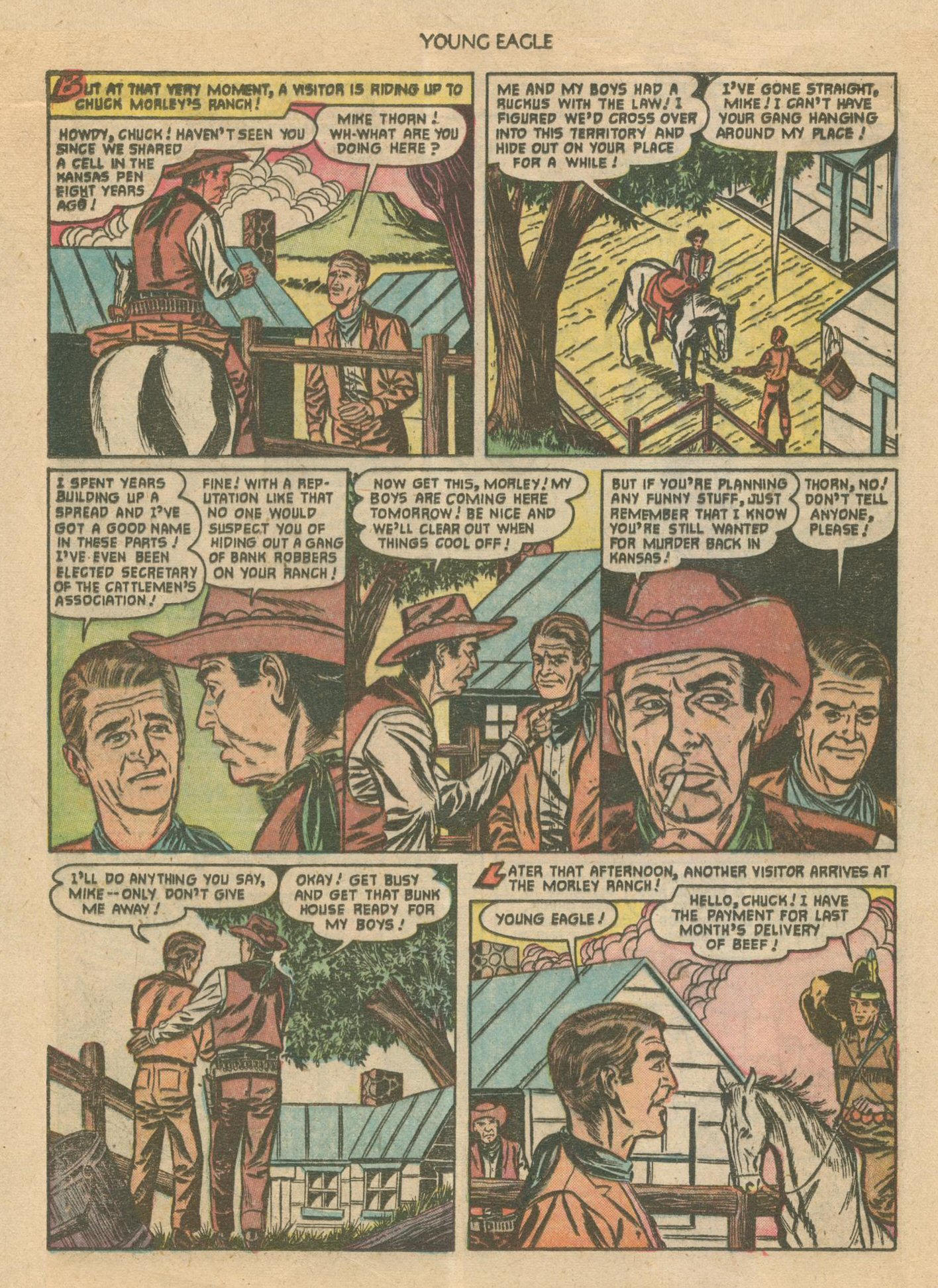 Read online Young Eagle comic -  Issue #9 - 3