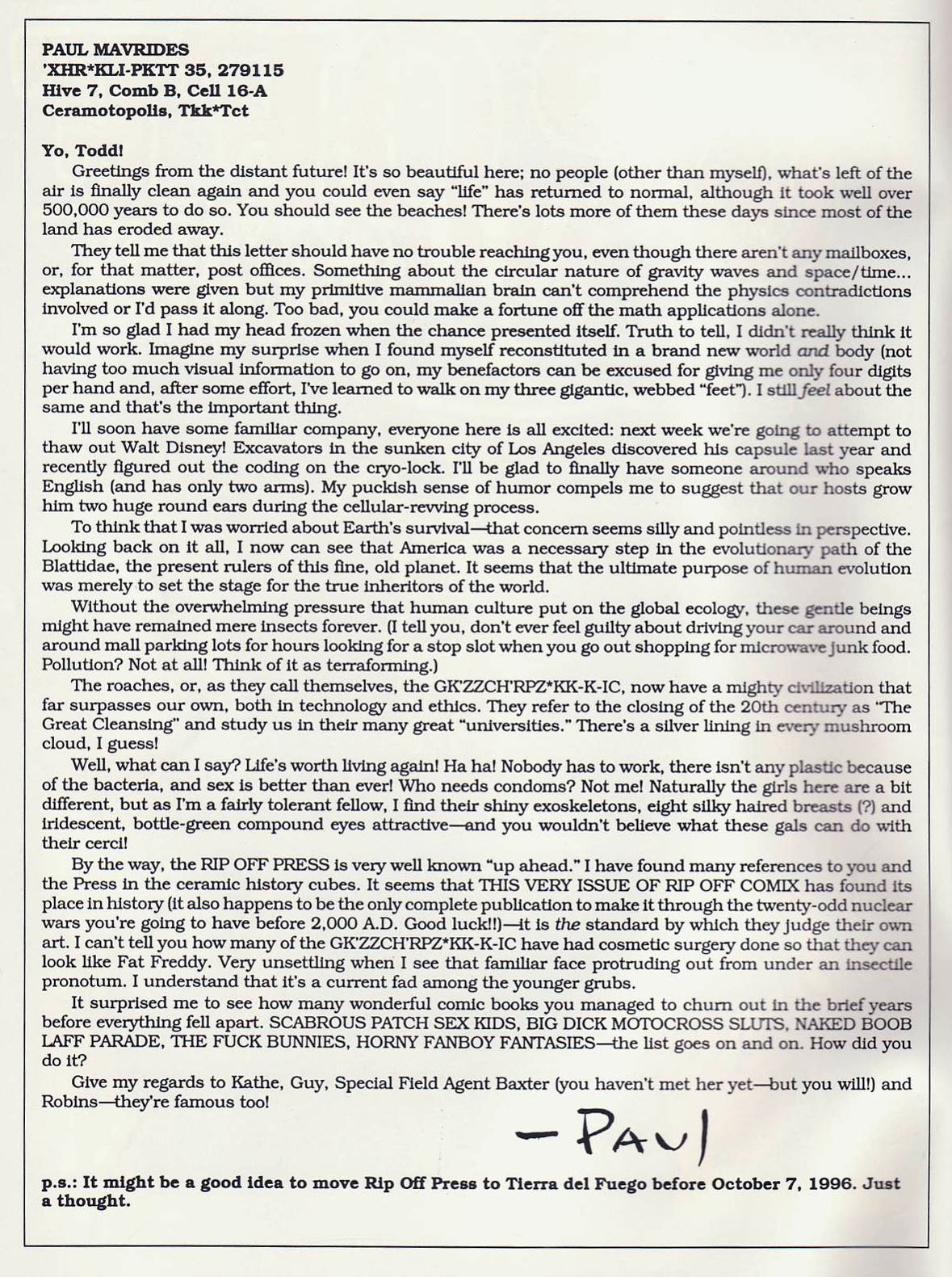 Read online Rip Off Comix comic -  Issue #30 - 2