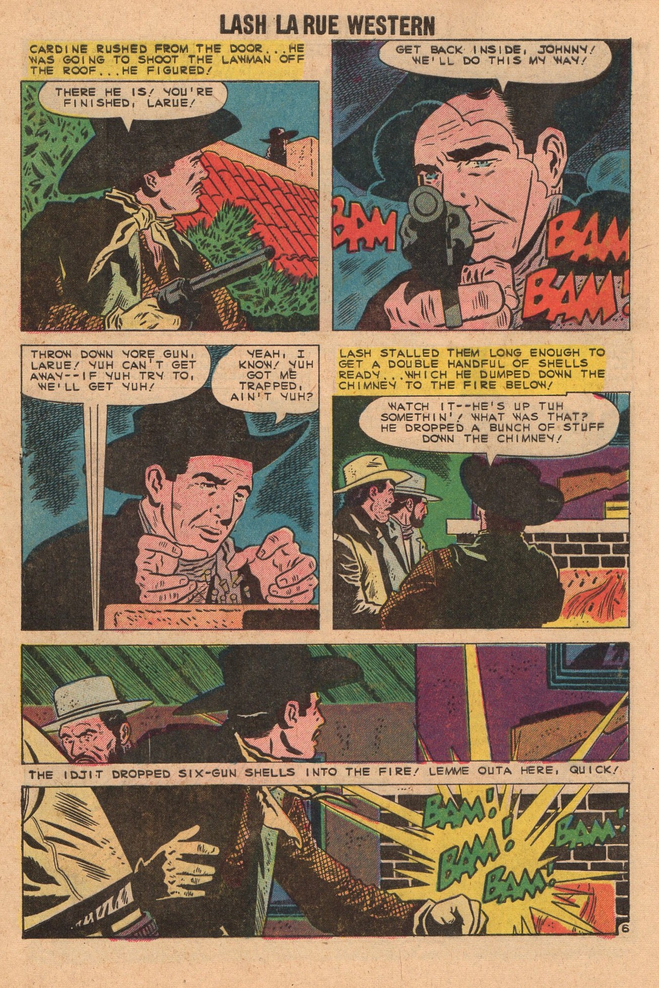 Read online Lash Larue Western (1949) comic -  Issue #74 - 28