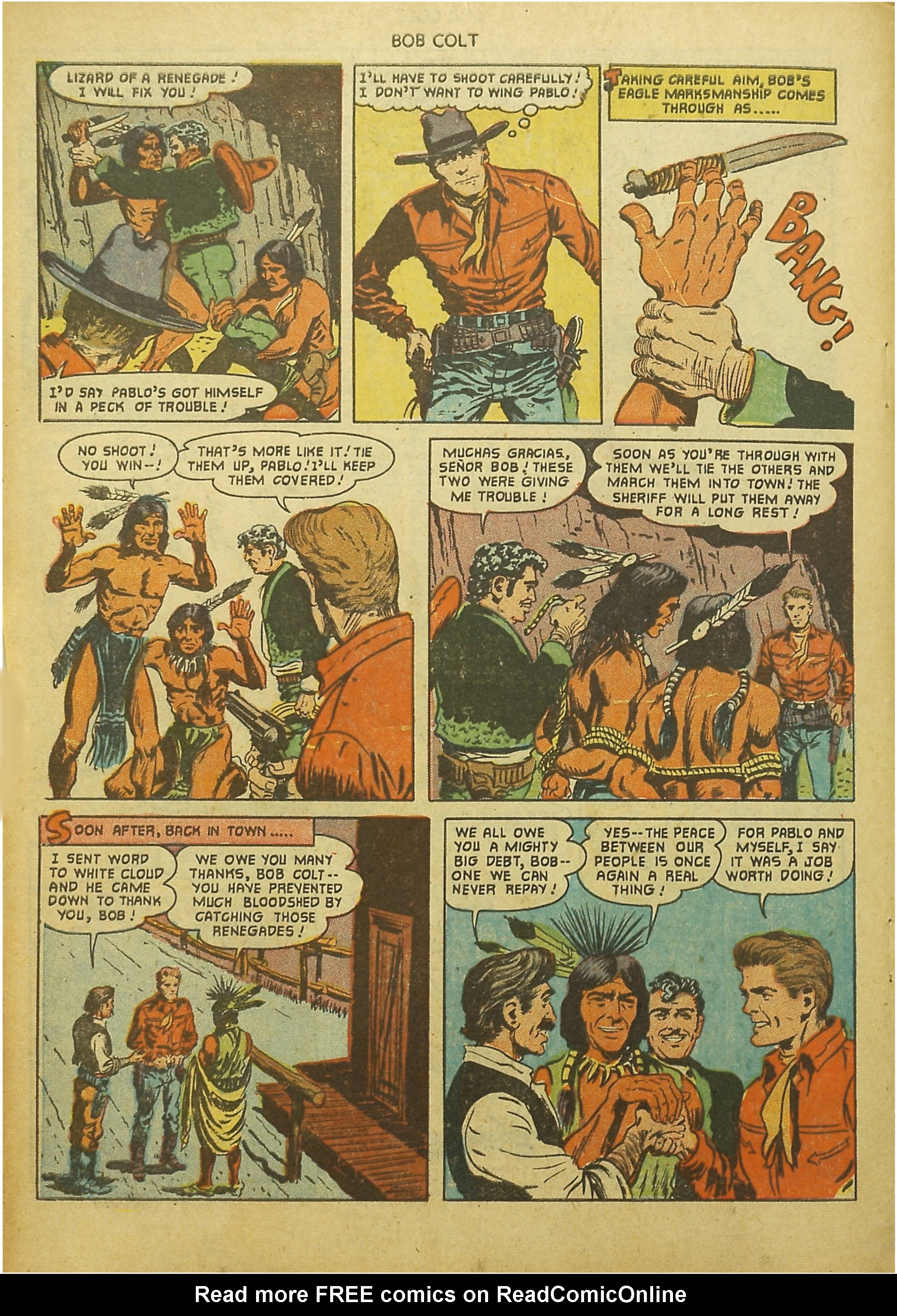 Read online Bob Colt Western comic -  Issue #9 - 34
