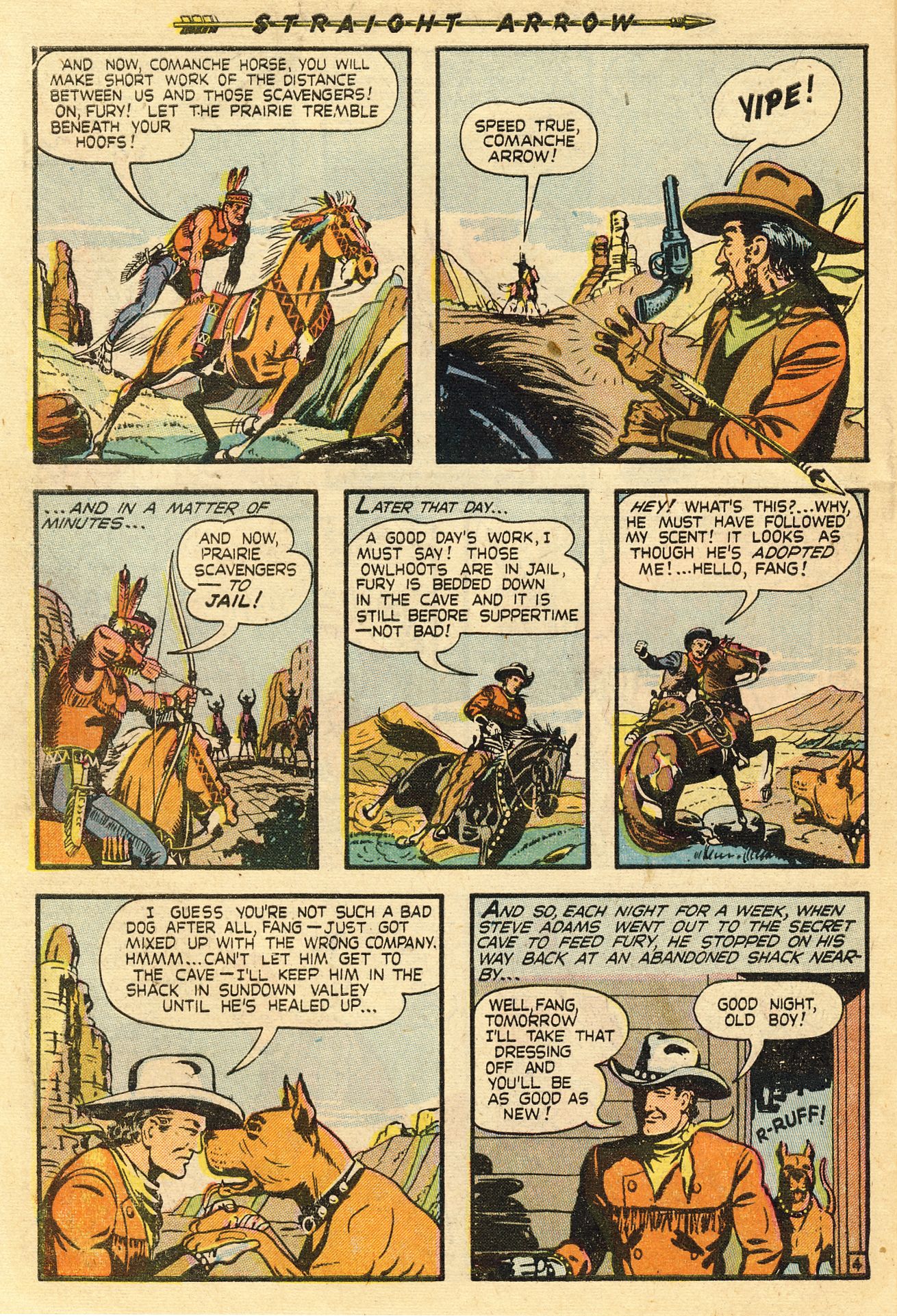 Read online Straight Arrow comic -  Issue #8 - 30