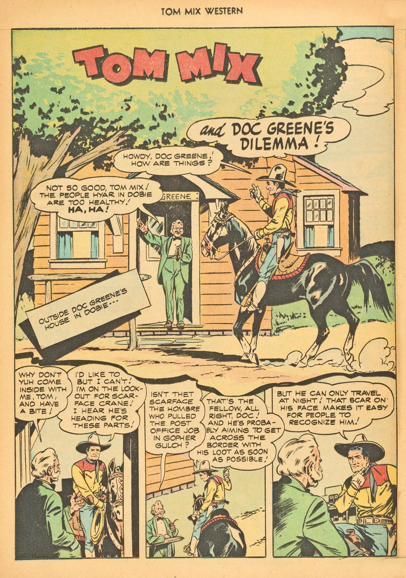 Read online Tom Mix Western (1948) comic -  Issue #3 - 16