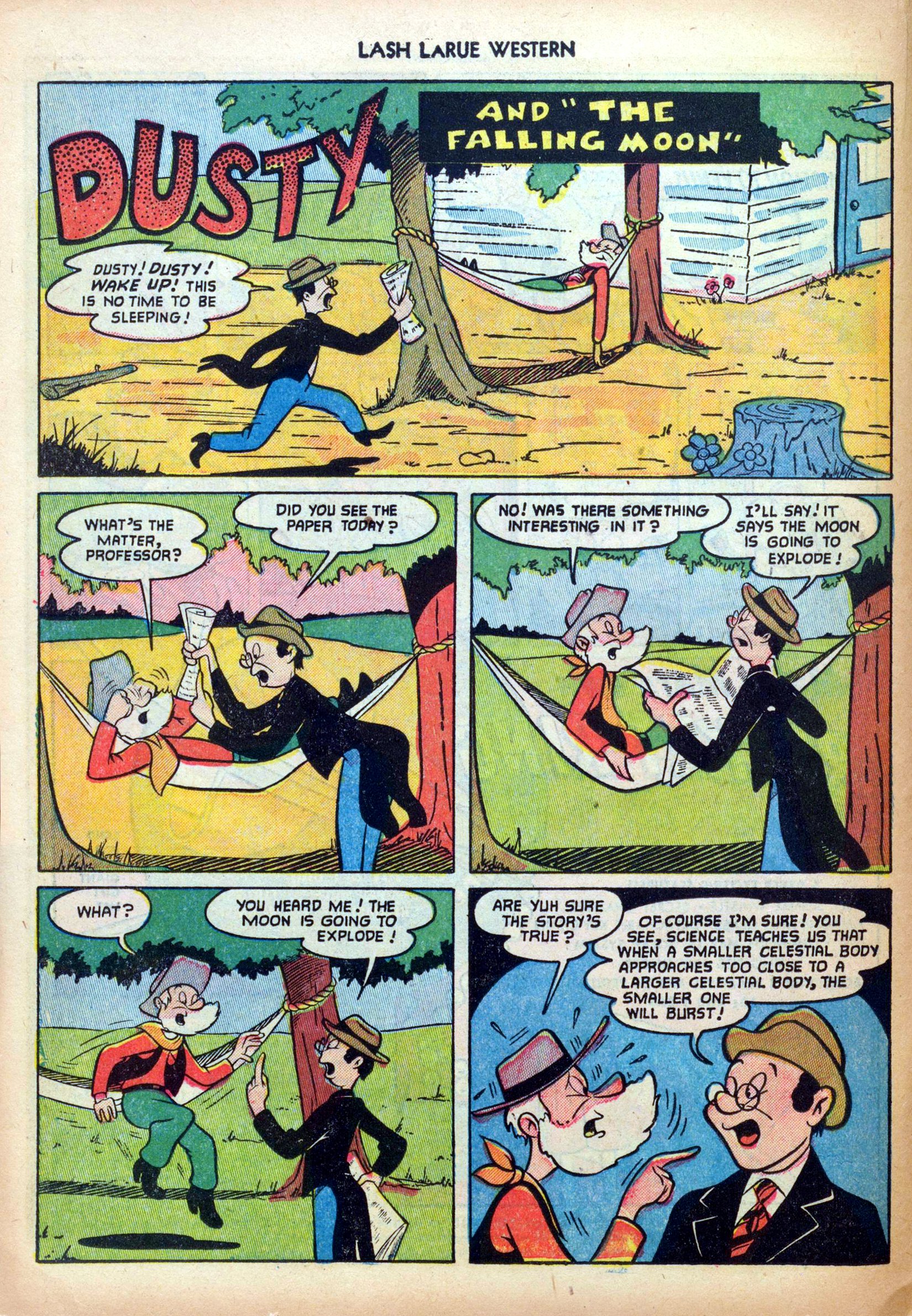 Read online Lash Larue Western (1949) comic -  Issue #30 - 14