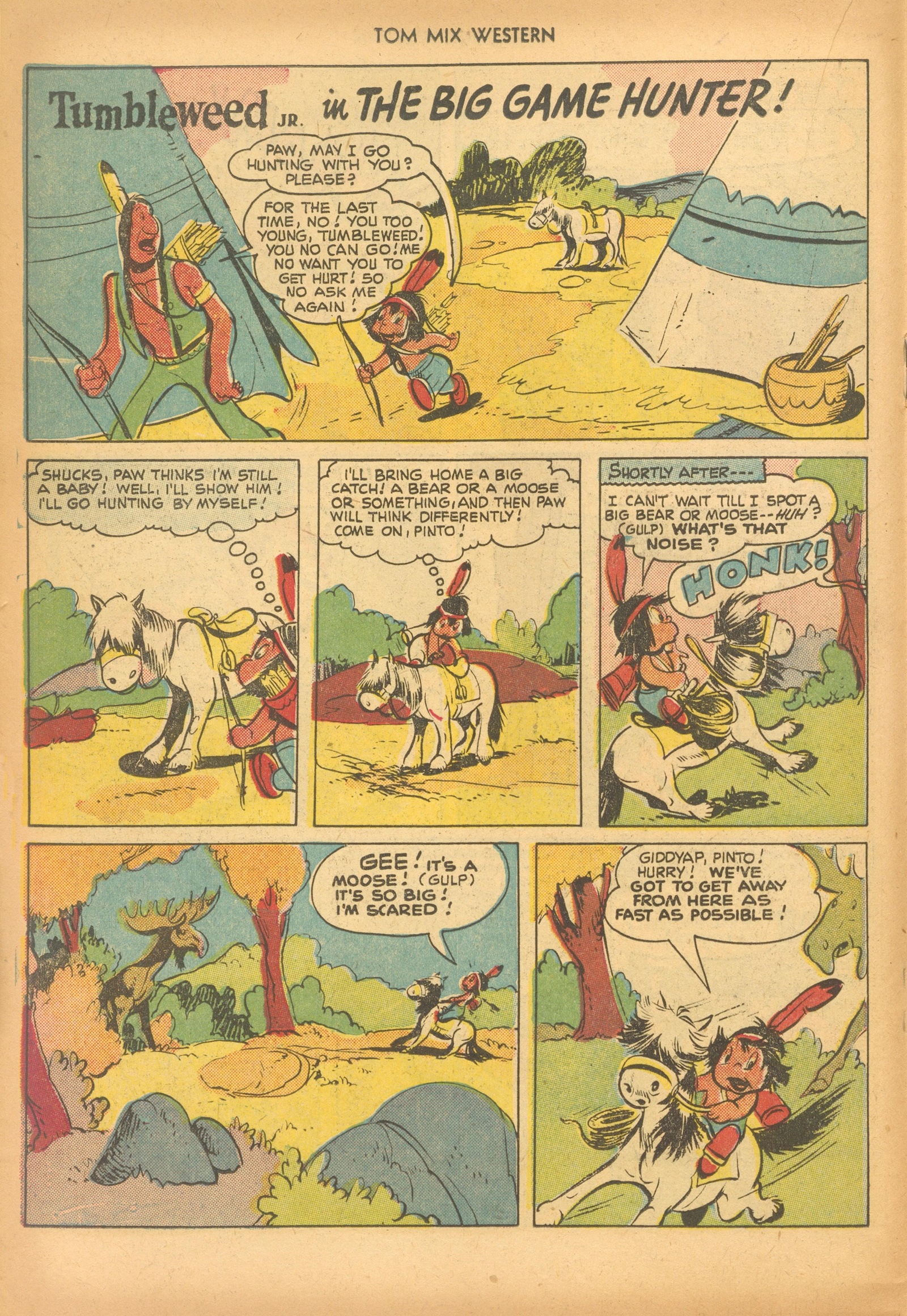 Read online Tom Mix Western (1948) comic -  Issue #44 - 18