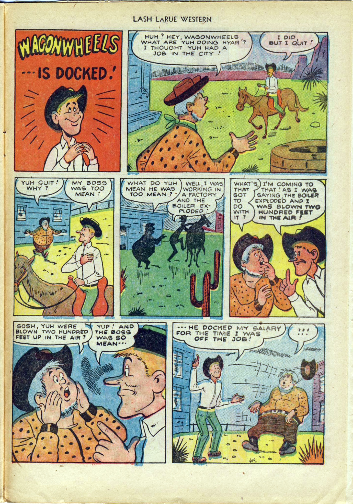 Read online Lash Larue Western (1949) comic -  Issue #29 - 27