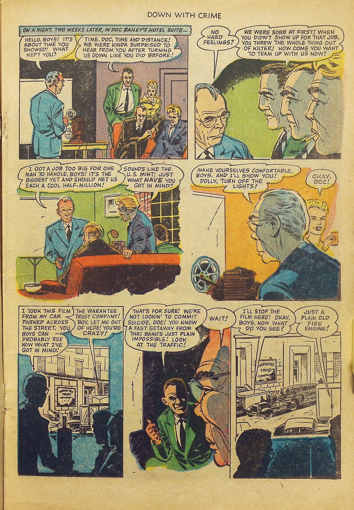 Read online Down With Crime comic -  Issue #4 - 17