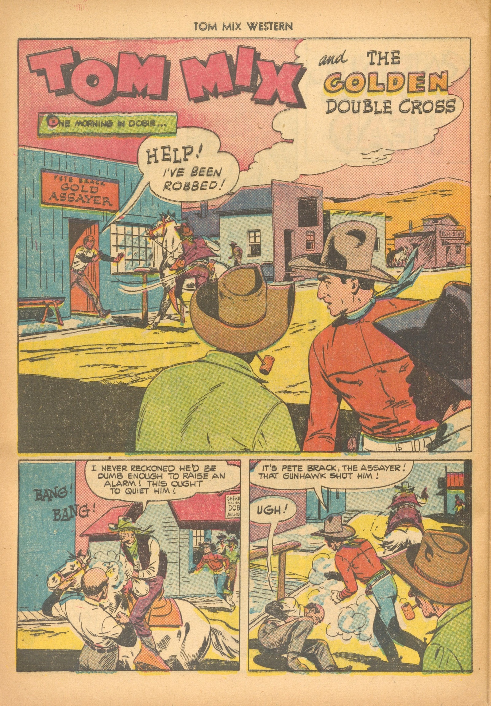 Read online Tom Mix Western (1948) comic -  Issue #49 - 28