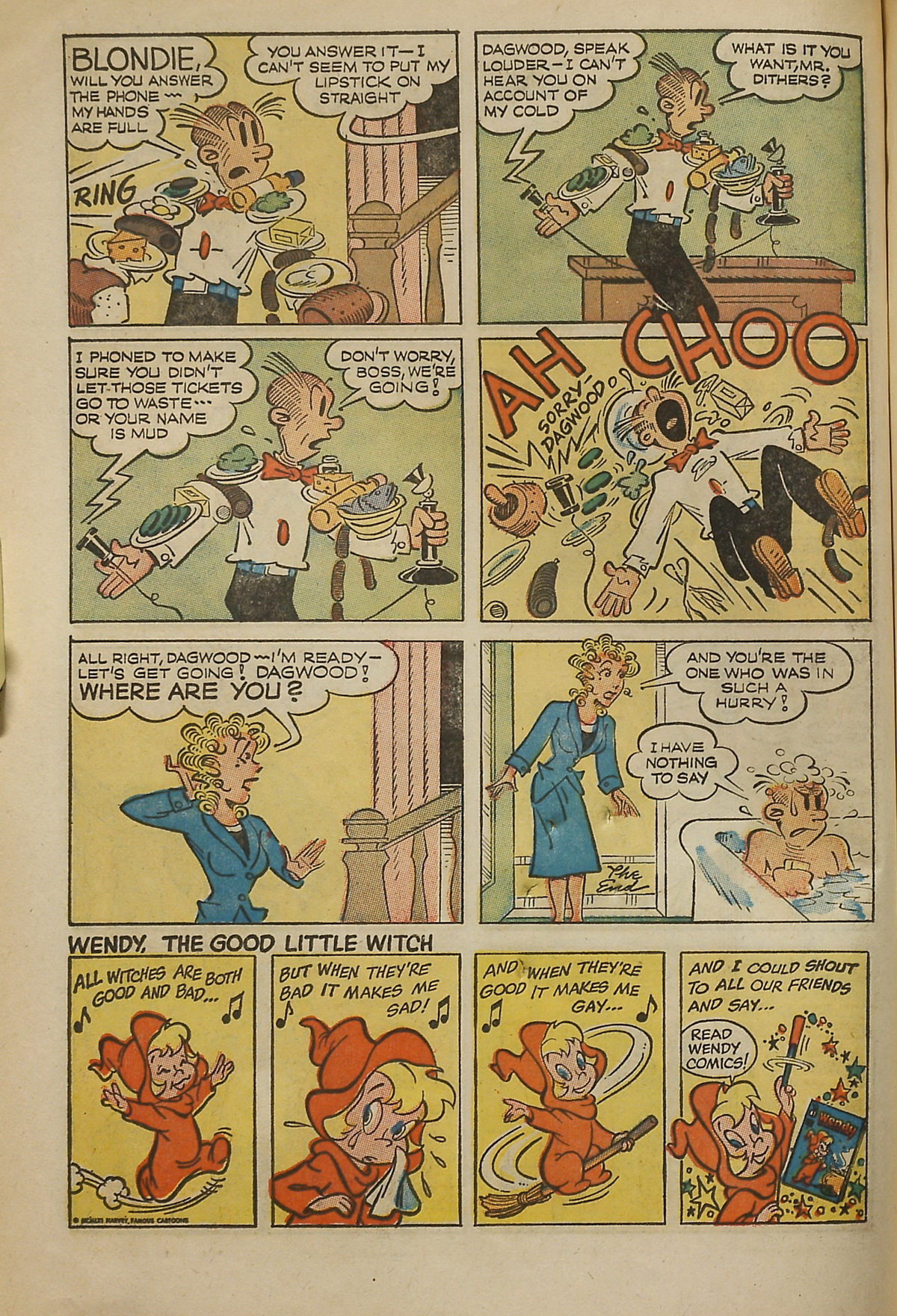 Read online Blondie Comics (1960) comic -  Issue #159 - 48