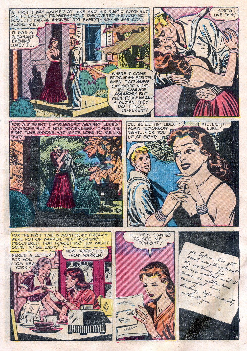 Read online Young Love (1949) comic -  Issue #28 - 17