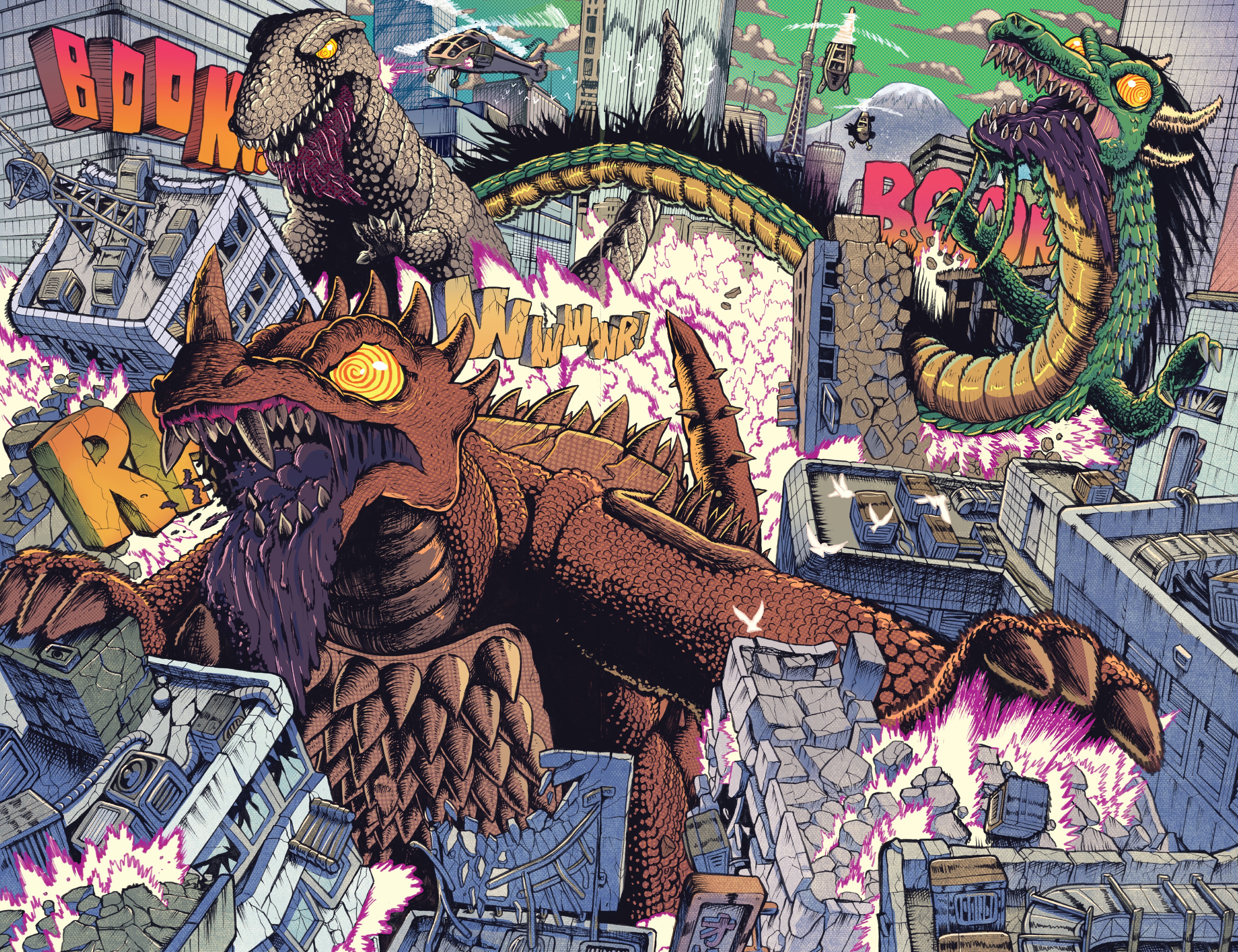 Read online Godzilla: War for Humanity comic -  Issue #3 - 6