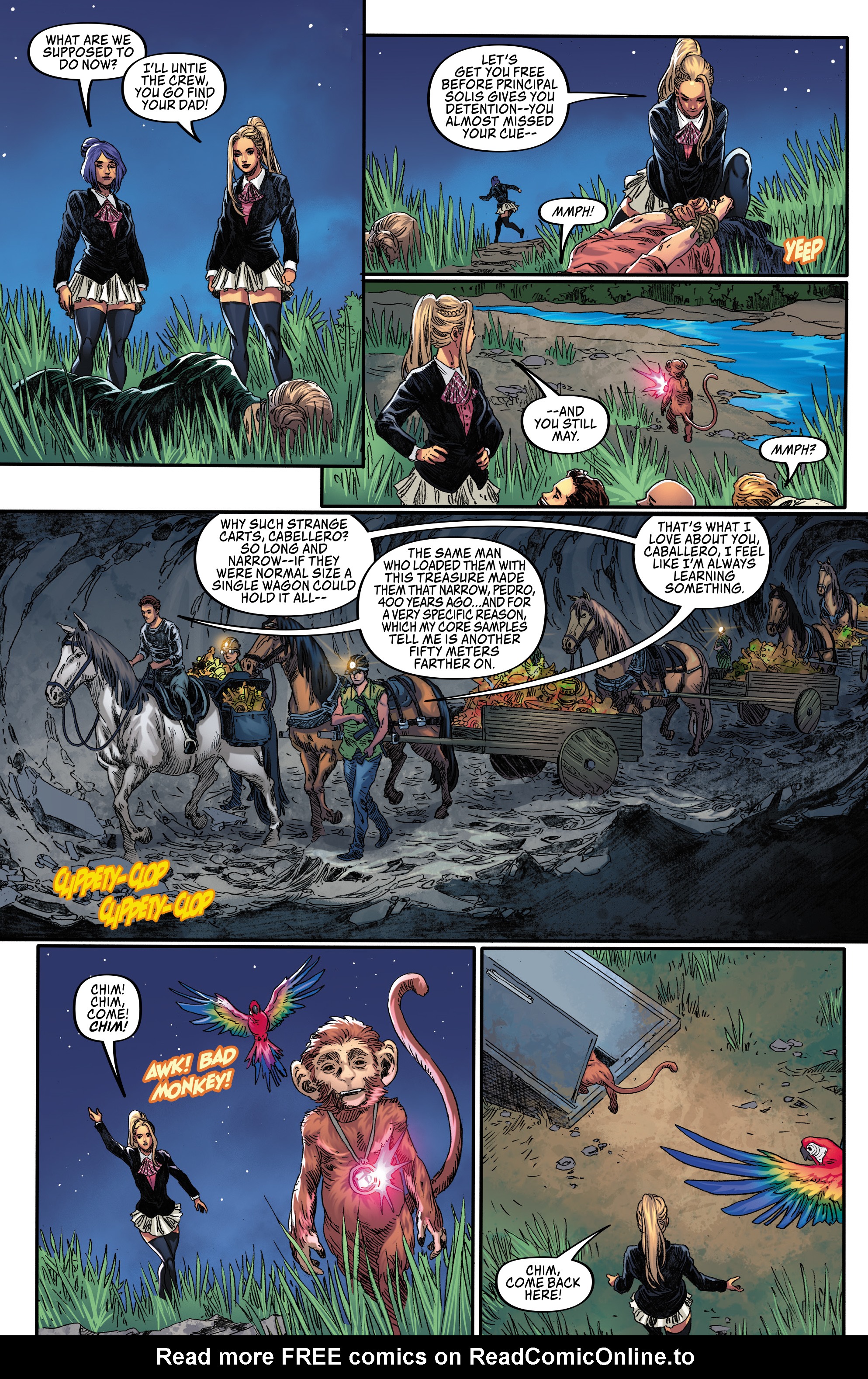 Read online Sheena Queen of the Jungle: Fatal Exams comic -  Issue #5 - 22