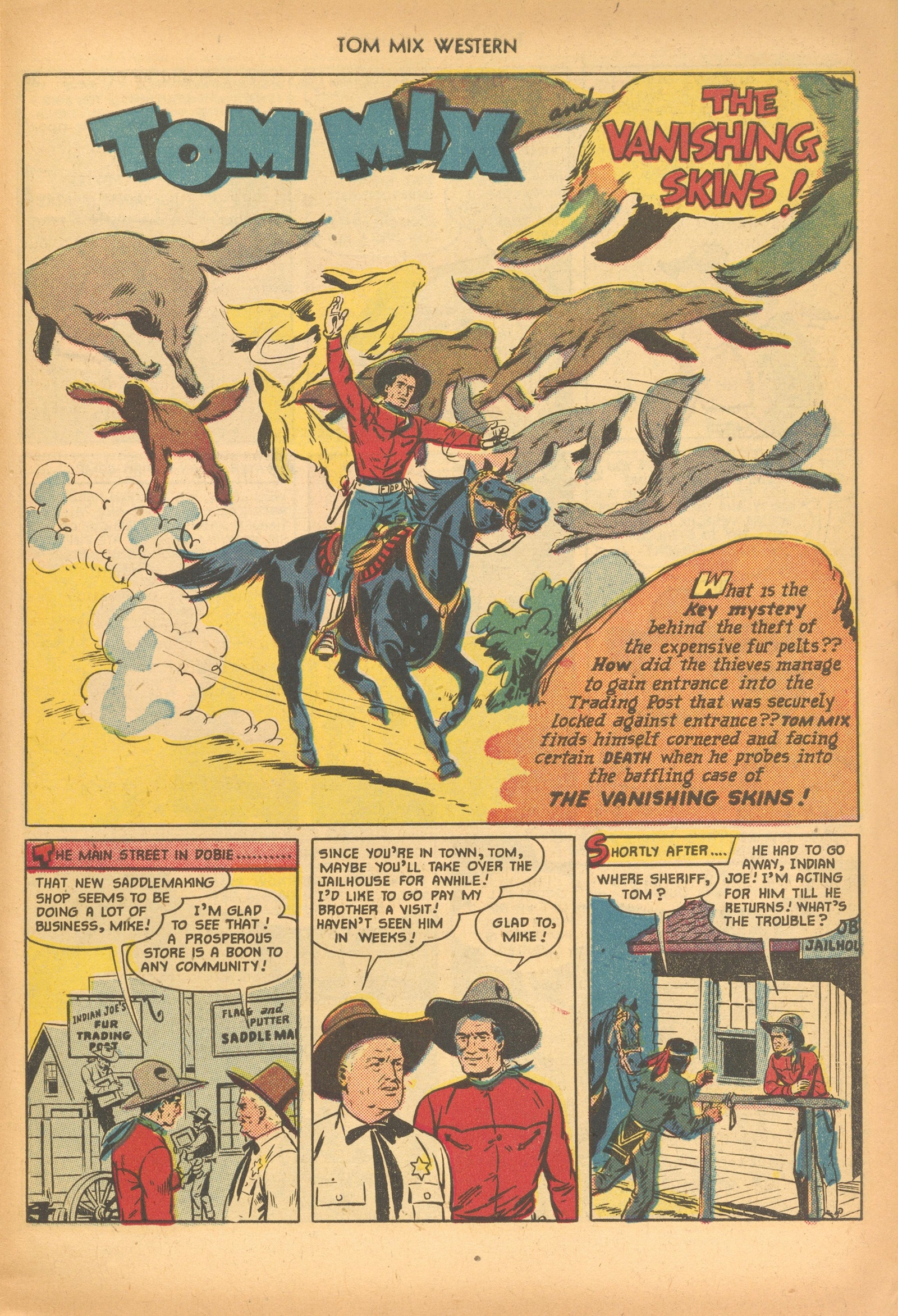 Read online Tom Mix Western (1948) comic -  Issue #44 - 27