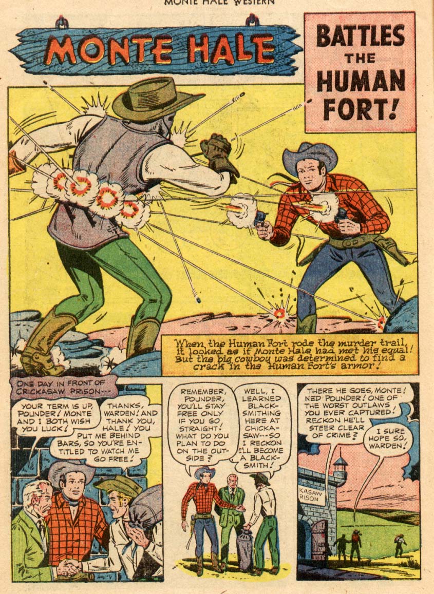 Read online Monte Hale Western comic -  Issue #58 - 21