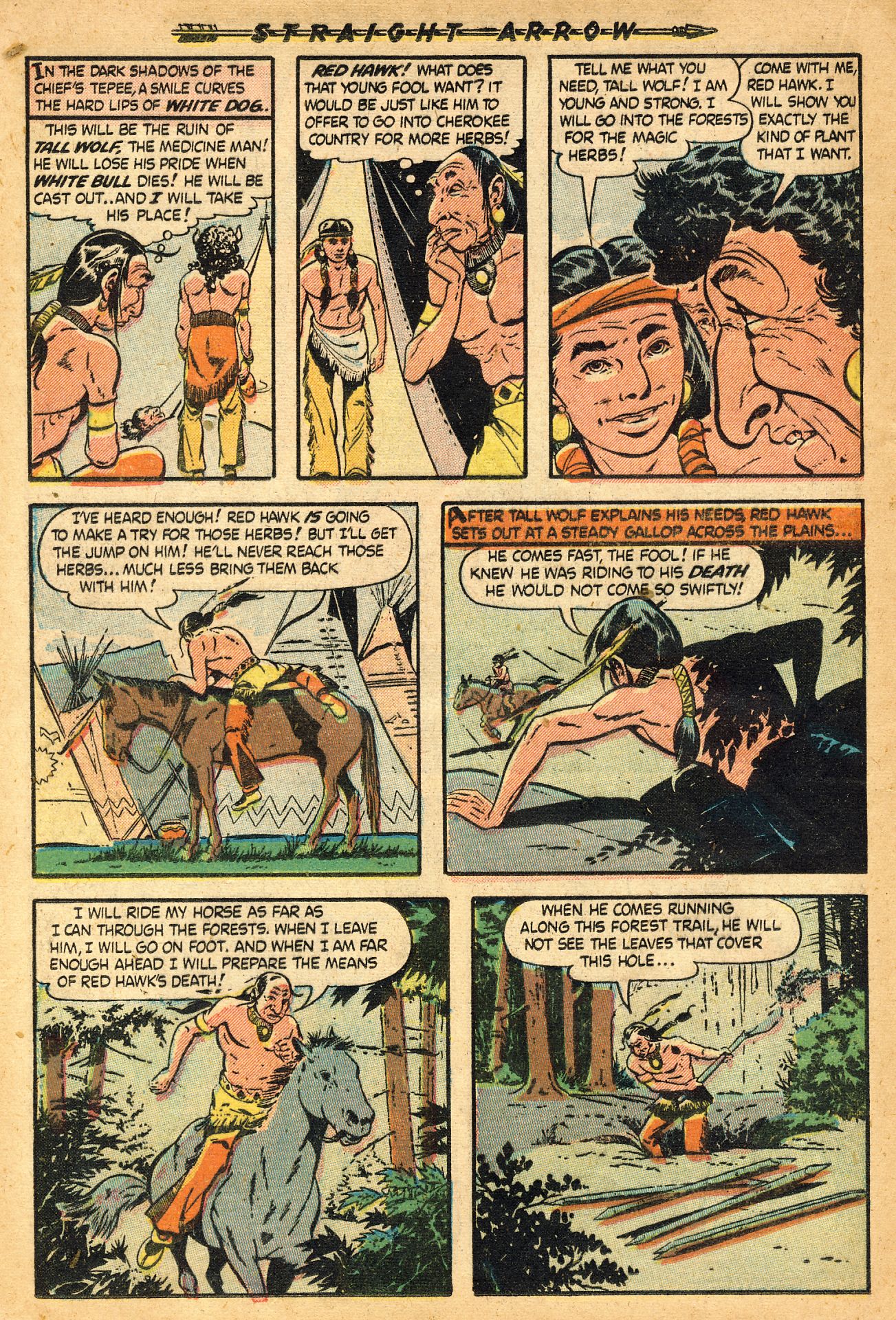 Read online Straight Arrow comic -  Issue #9 - 20