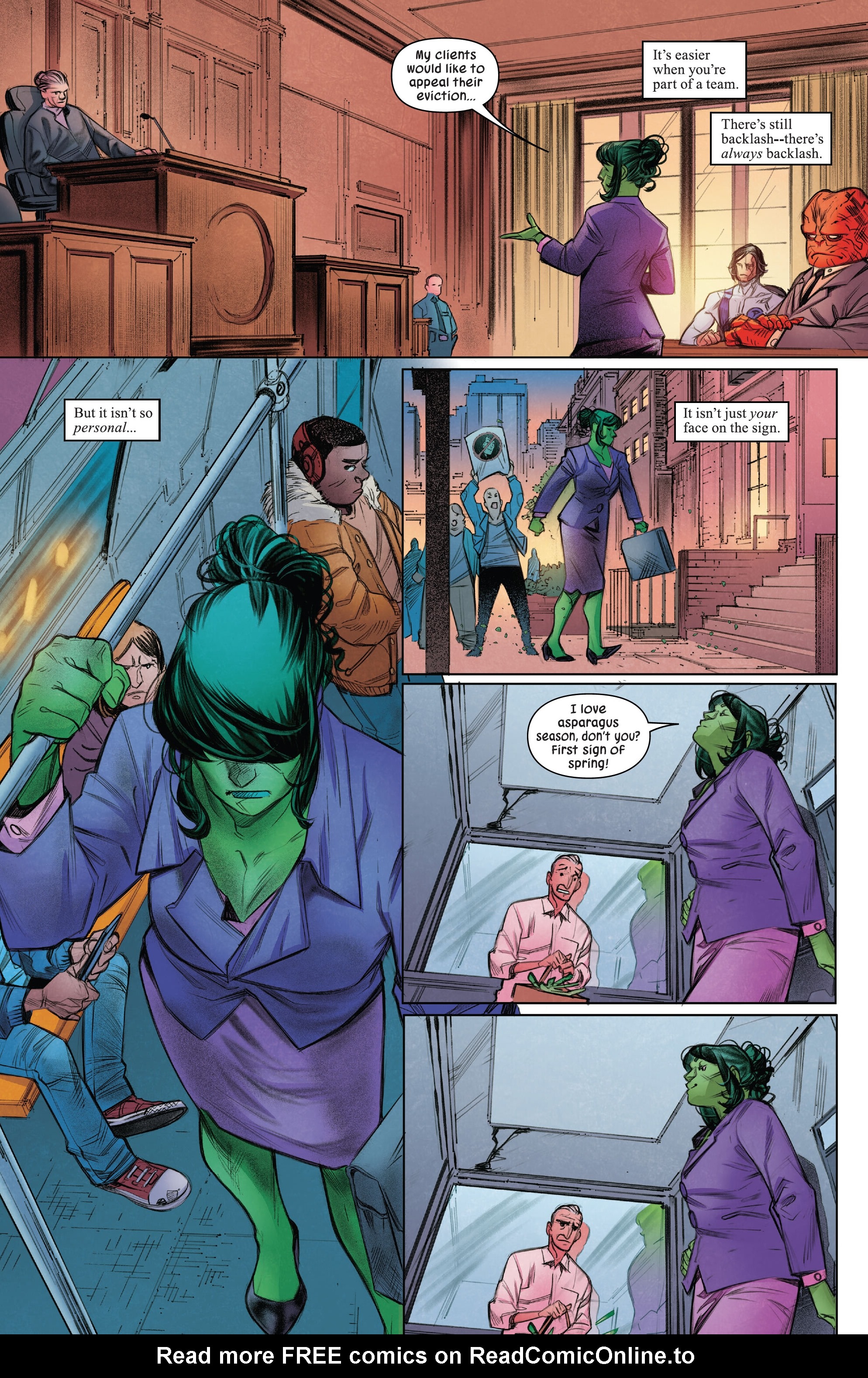 Read online Sensational She-Hulk comic -  Issue #4 - 6