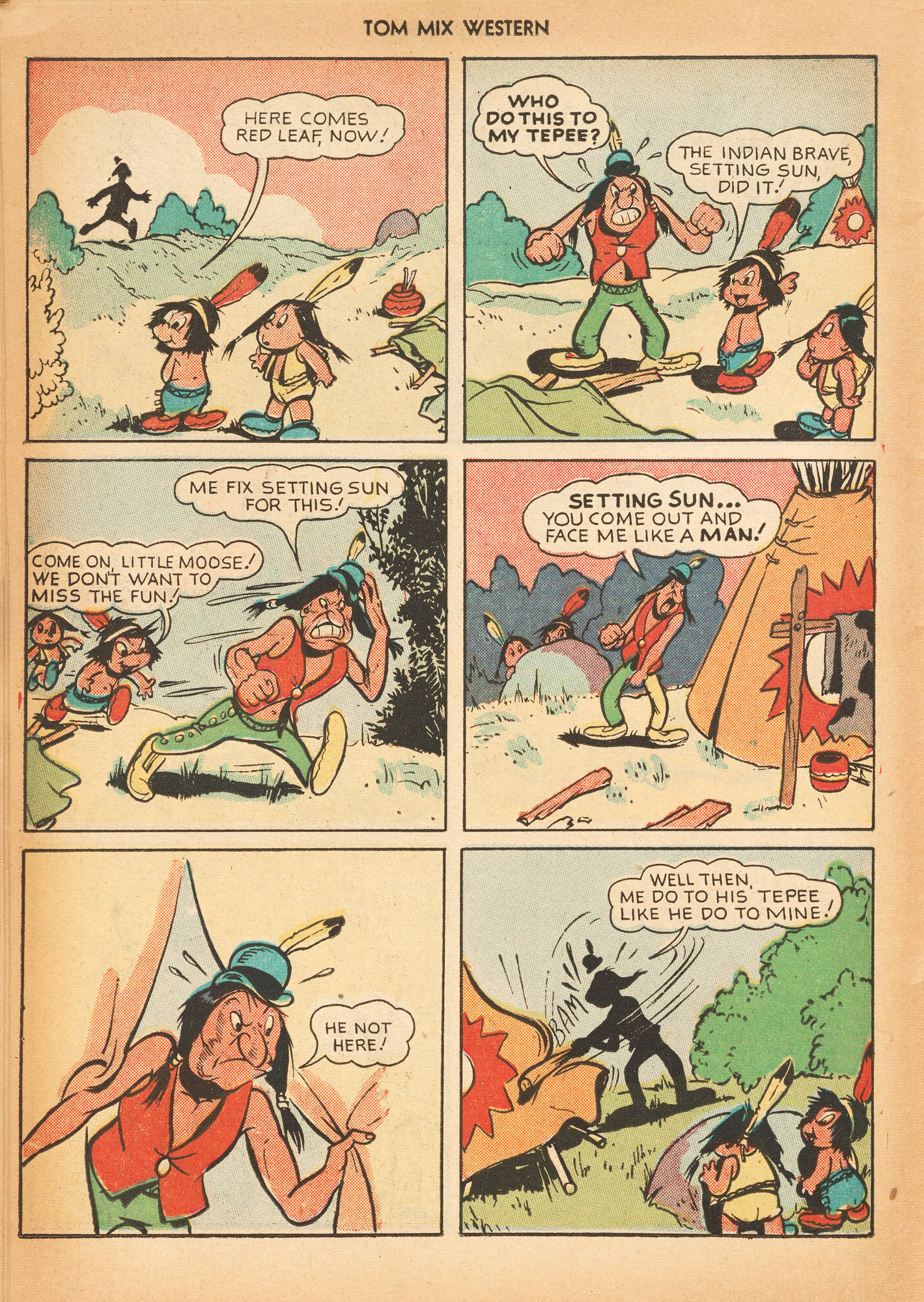 Read online Tom Mix Western (1948) comic -  Issue #15 - 14