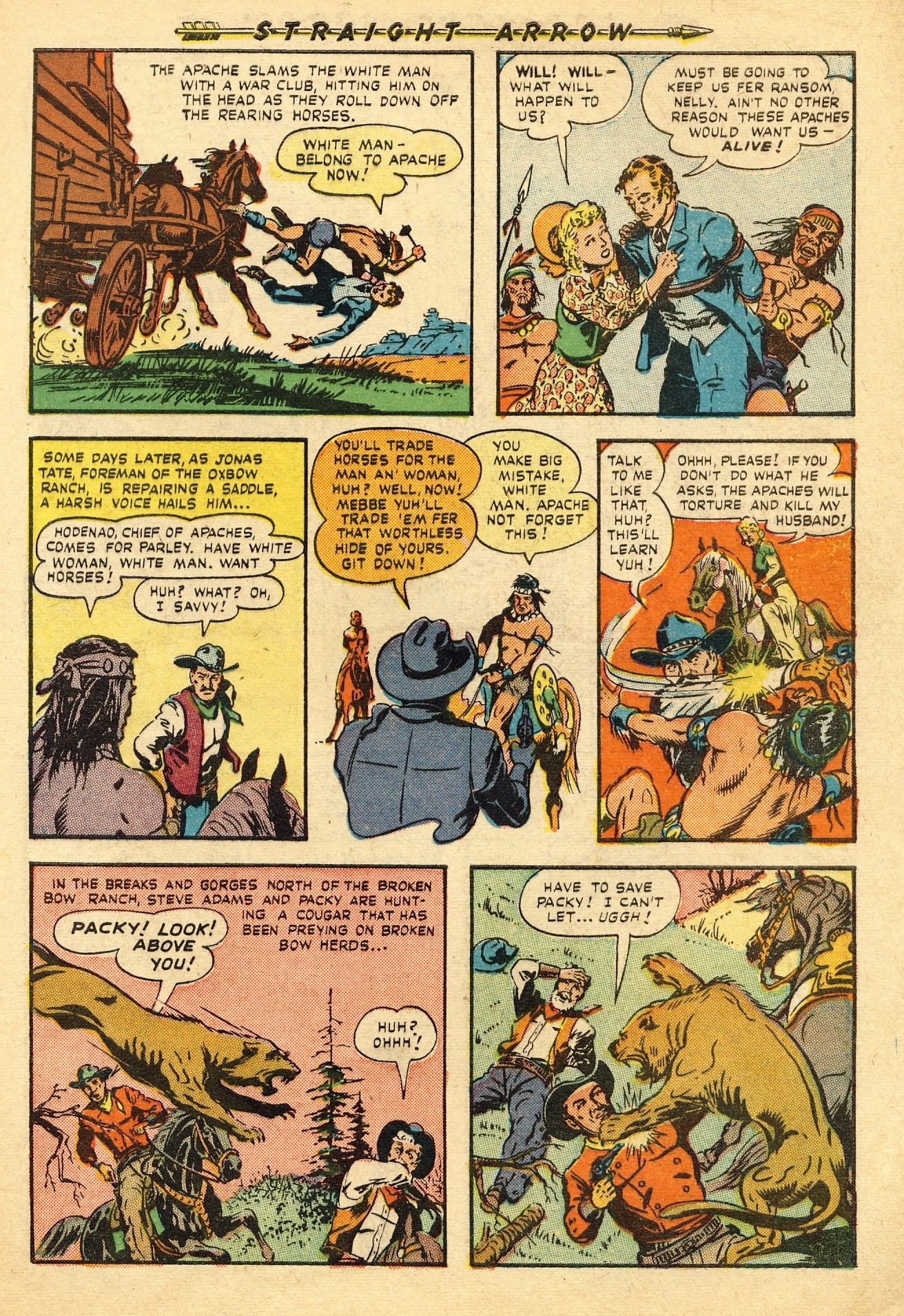 Read online Straight Arrow comic -  Issue #1 - 29