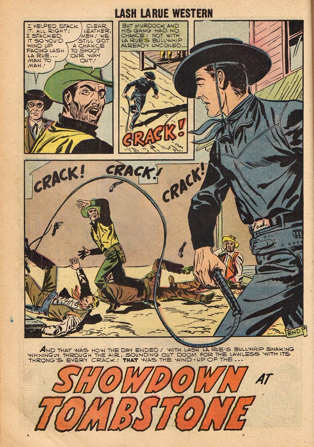 Read online Lash Larue Western (1949) comic -  Issue #67 - 10