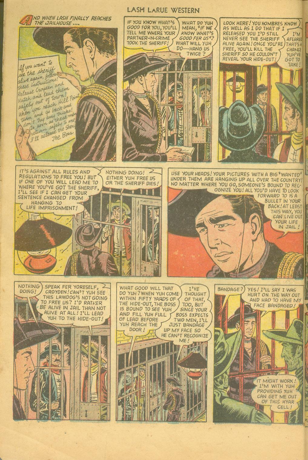 Read online Lash Larue Western (1949) comic -  Issue #43 - 6