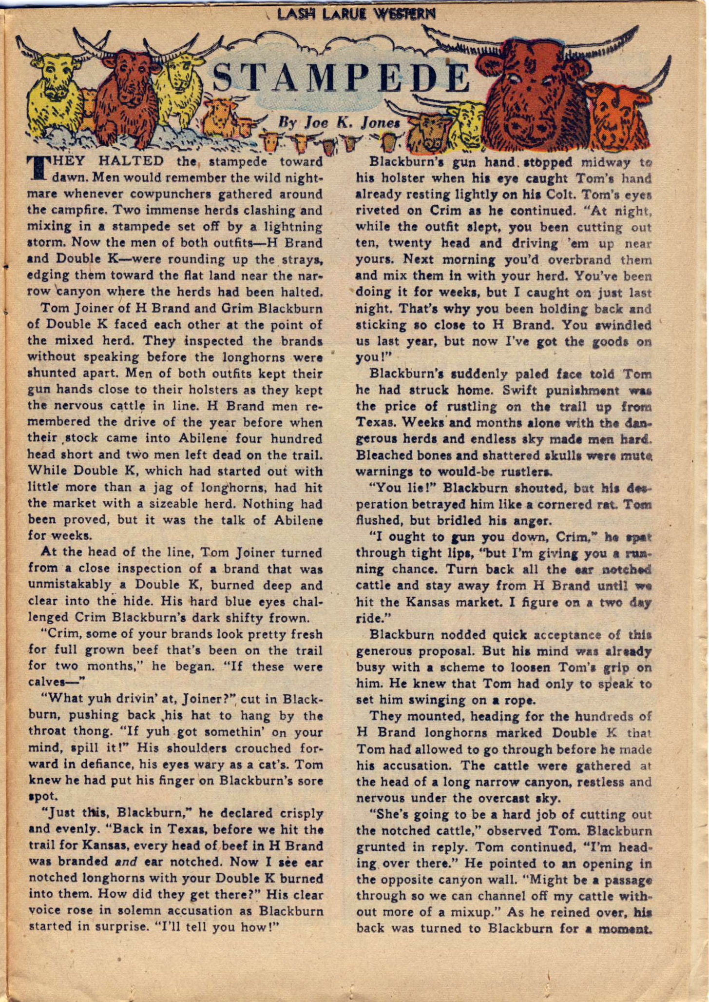 Read online Lash Larue Western (1949) comic -  Issue #29 - 25