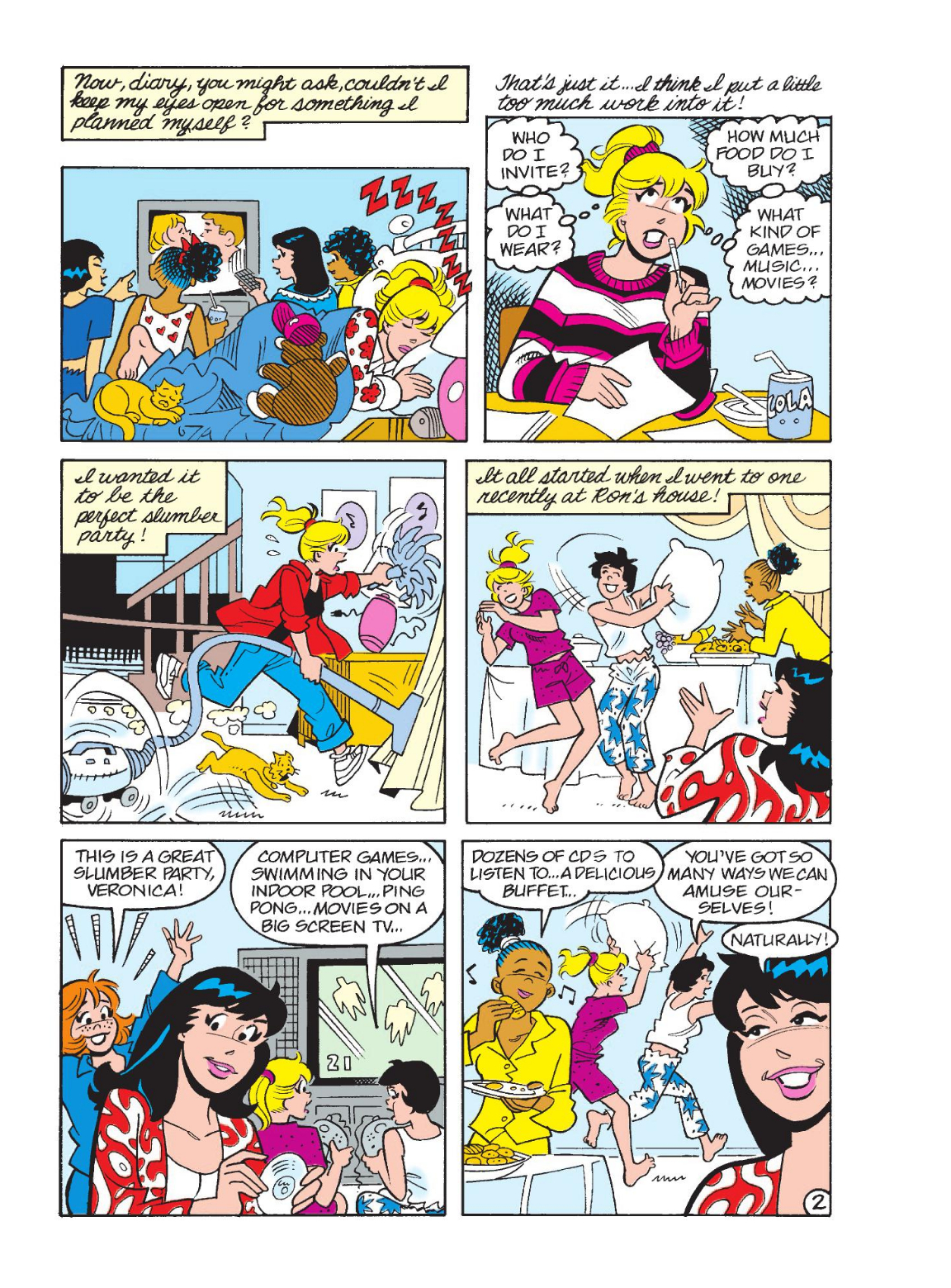Read online World of Betty & Veronica Digest comic -  Issue #31 - 132