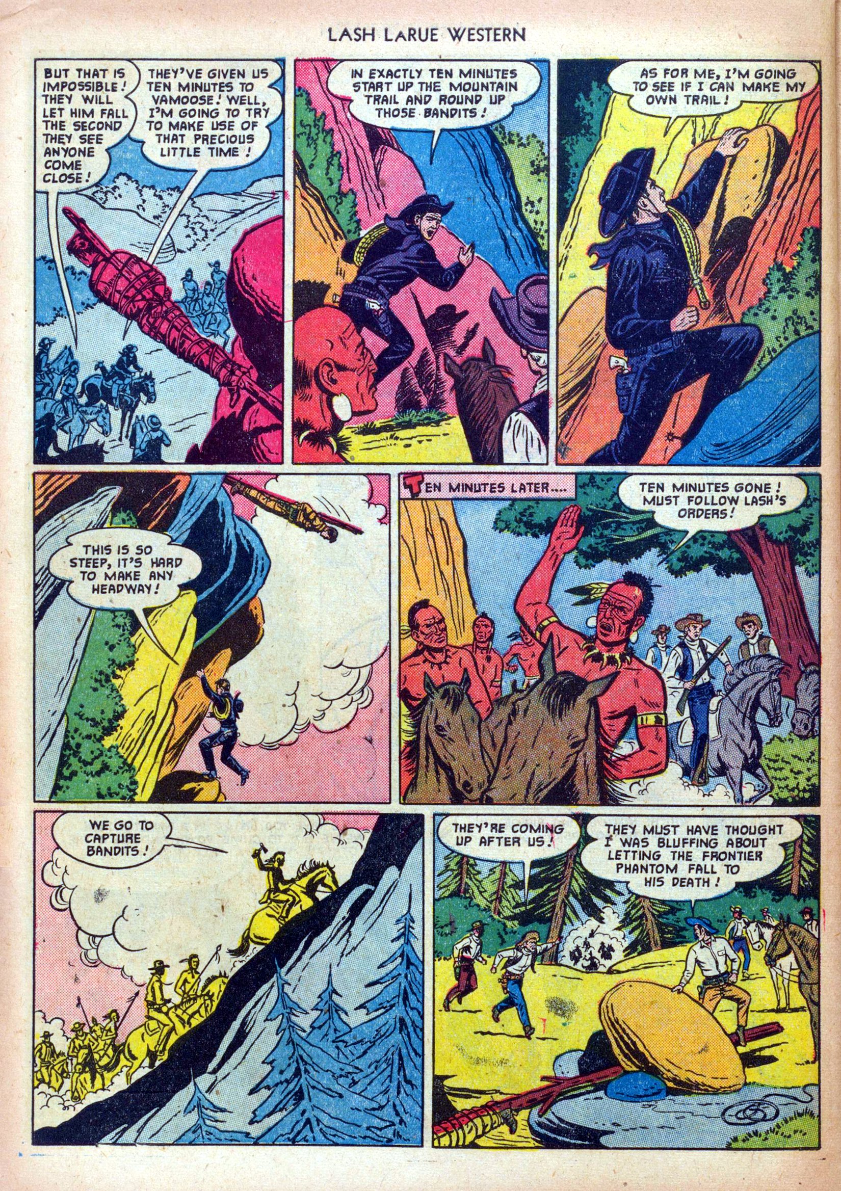Read online Lash Larue Western (1949) comic -  Issue #19 - 30