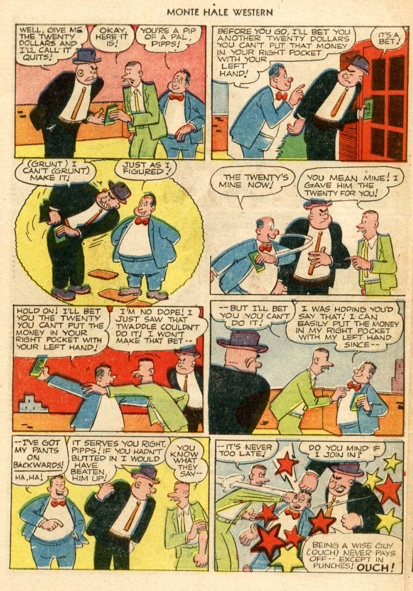 Read online Monte Hale Western comic -  Issue #58 - 41