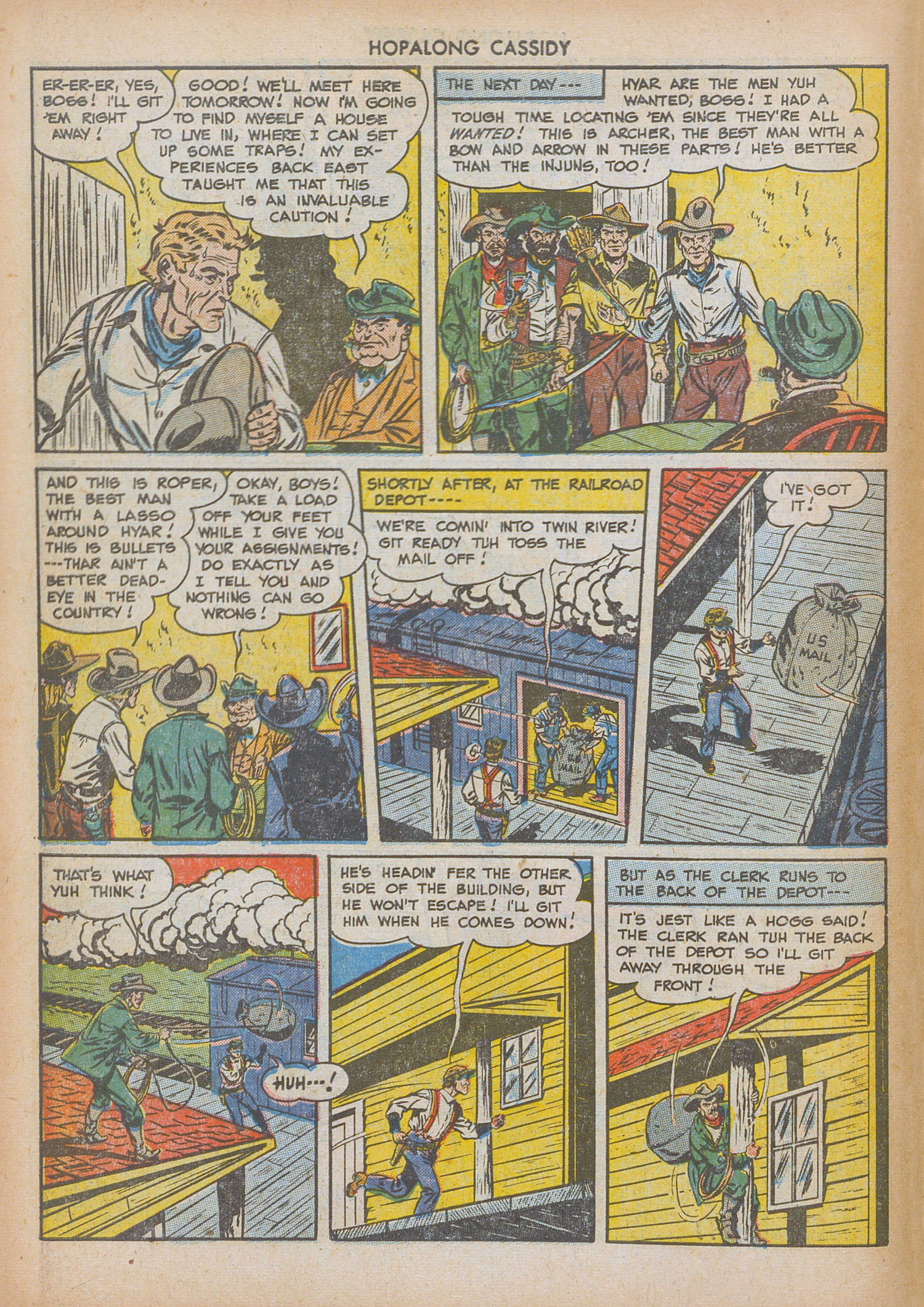 Read online Hopalong Cassidy comic -  Issue #32 - 6