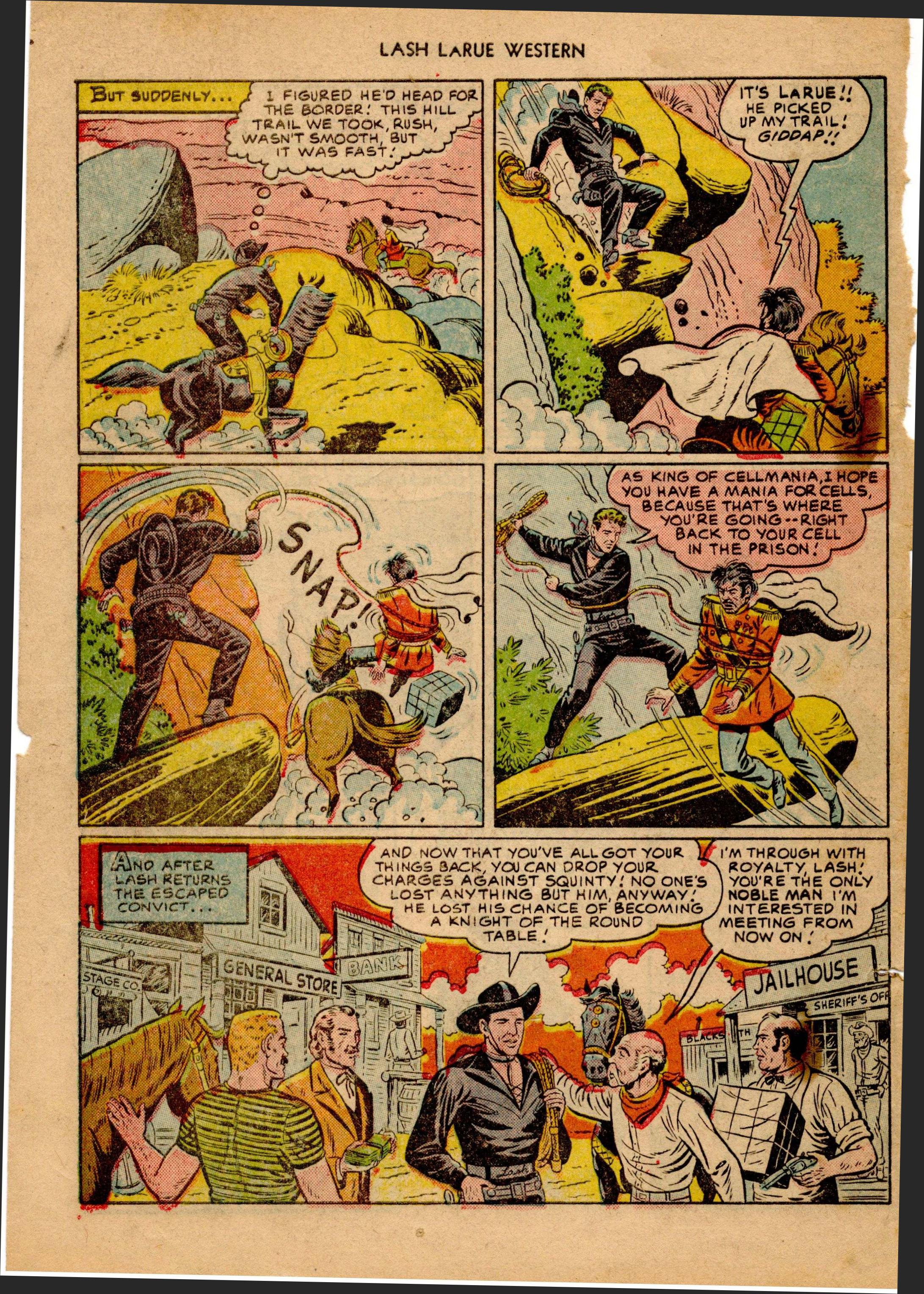 Read online Lash Larue Western (1949) comic -  Issue #18 - 33