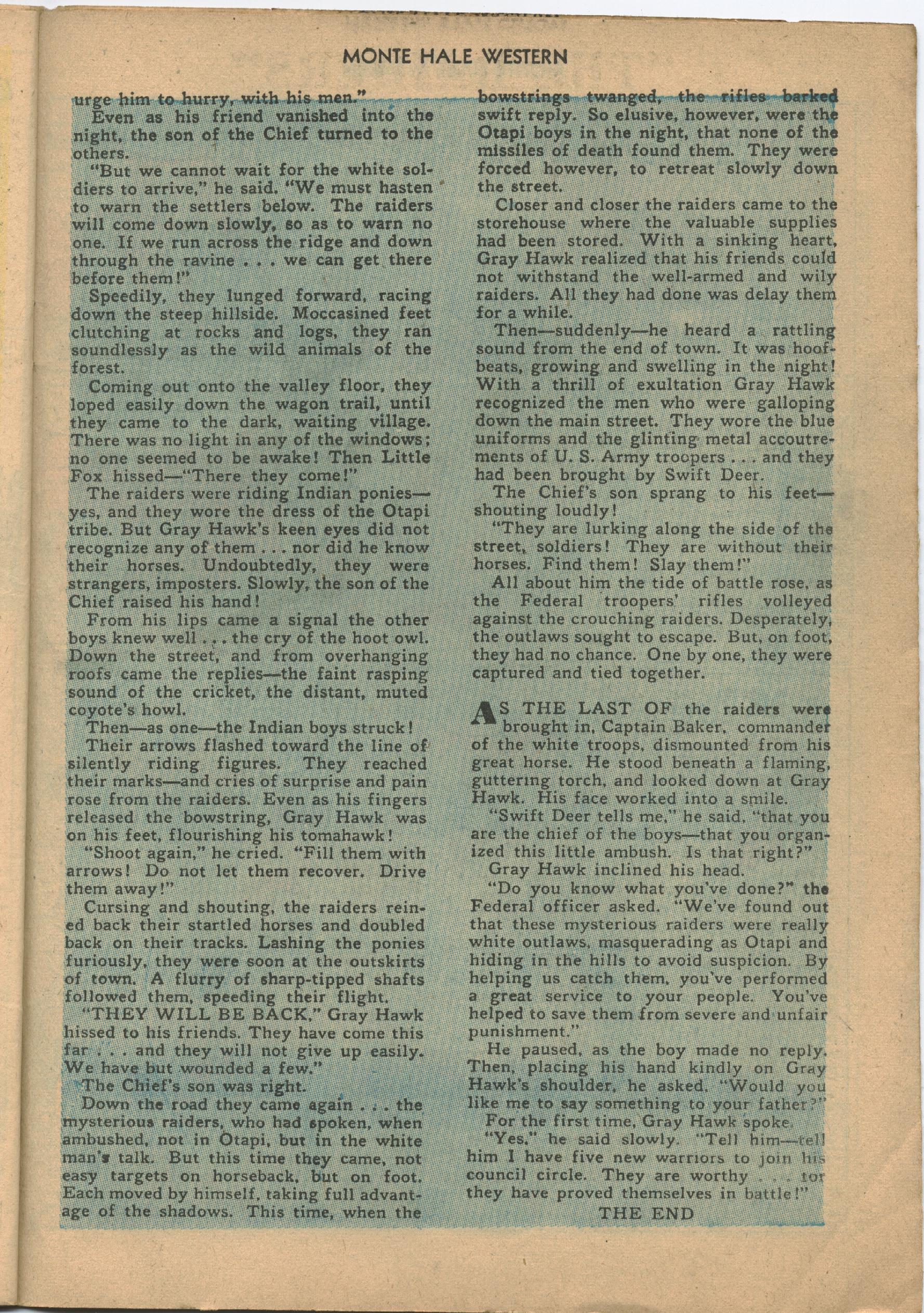 Read online Monte Hale Western comic -  Issue #29 - 35