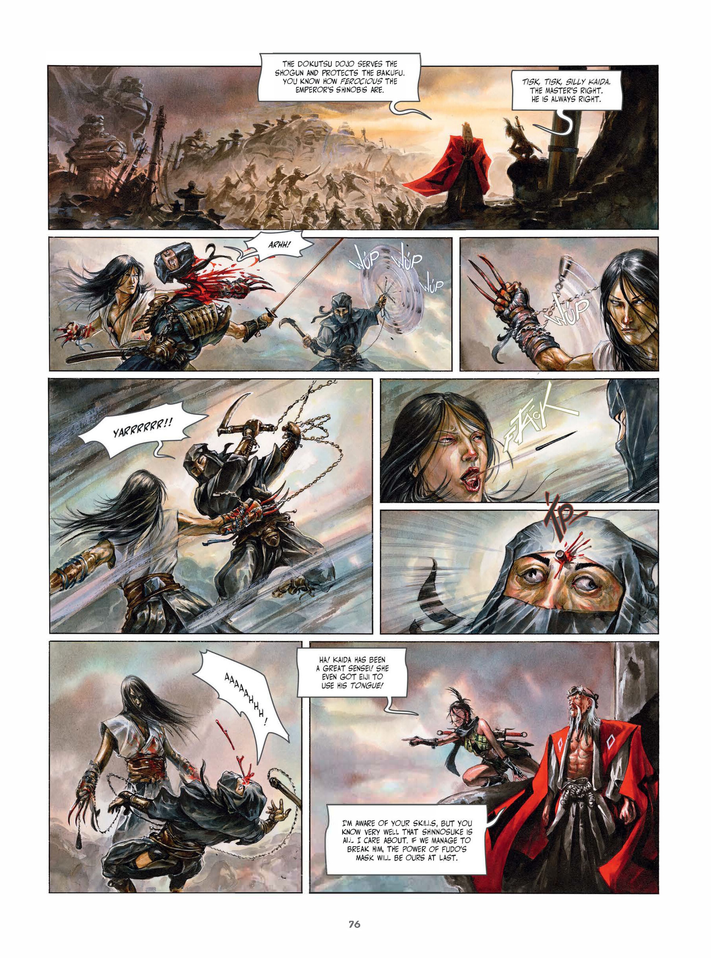 Read online Legends of the Pierced Veil: The Mask of Fudo comic -  Issue # TPB (Part 1) - 75