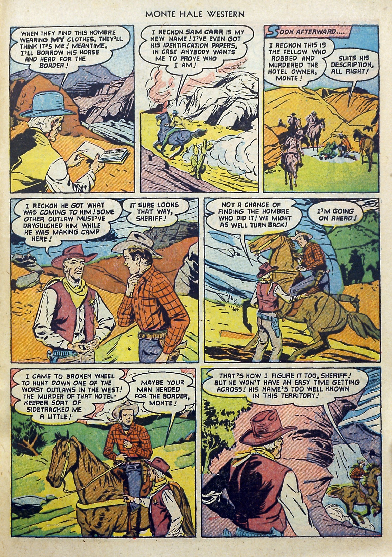 Read online Monte Hale Western comic -  Issue #71 - 30