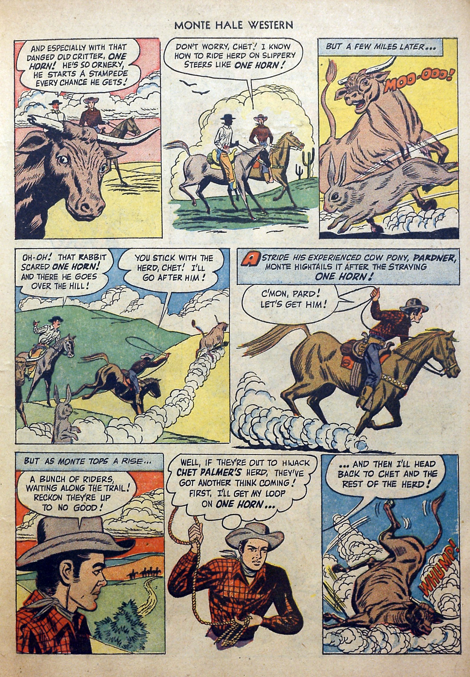 Read online Monte Hale Western comic -  Issue #46 - 19