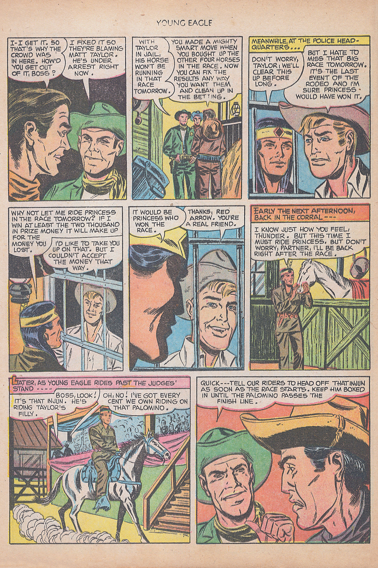 Read online Young Eagle comic -  Issue #8 - 30