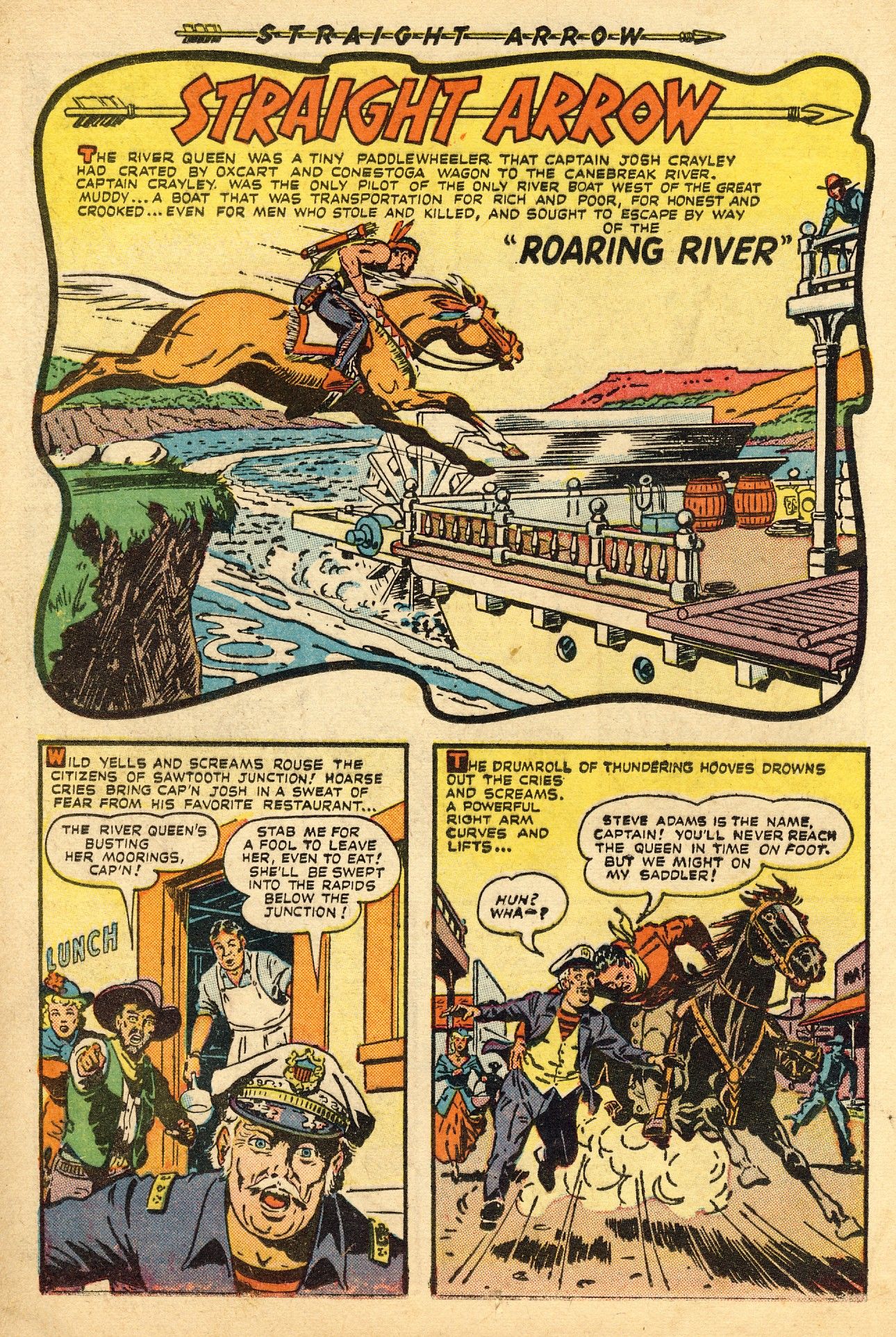 Read online Straight Arrow comic -  Issue #1 - 12