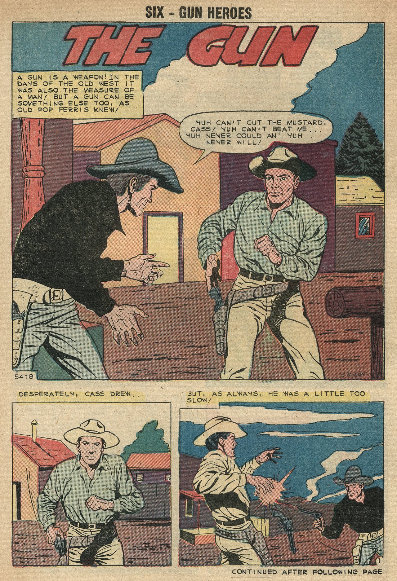 Read online Six-Gun Heroes comic -  Issue #53 - 30